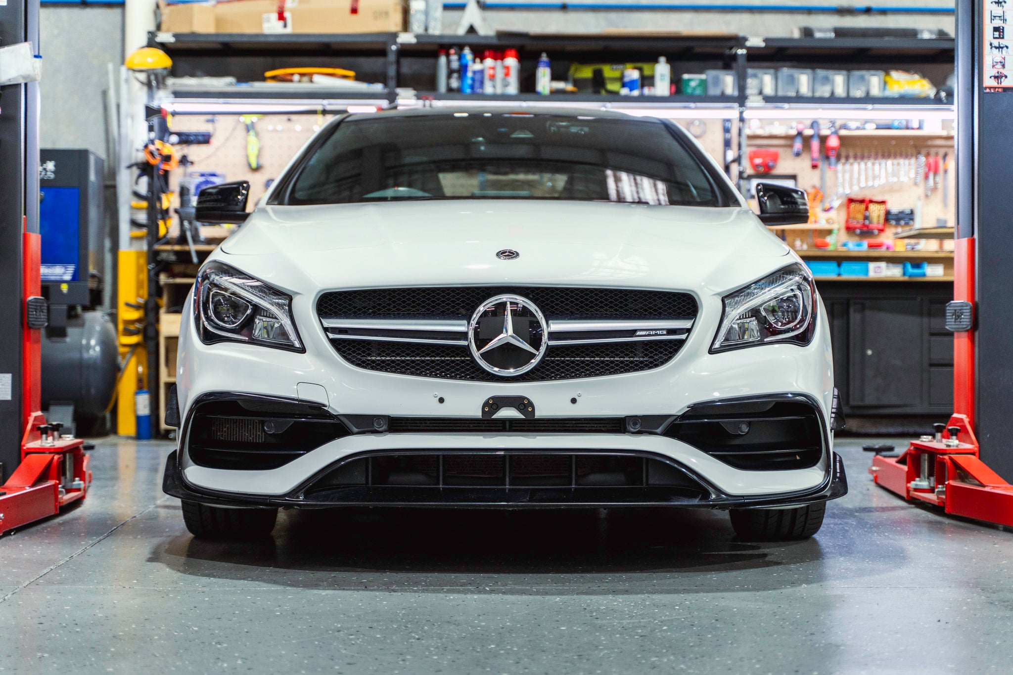 Mercedes CLA45 AMG C117 2017-2019 OEM Plinth Delete Kit (FRONT)