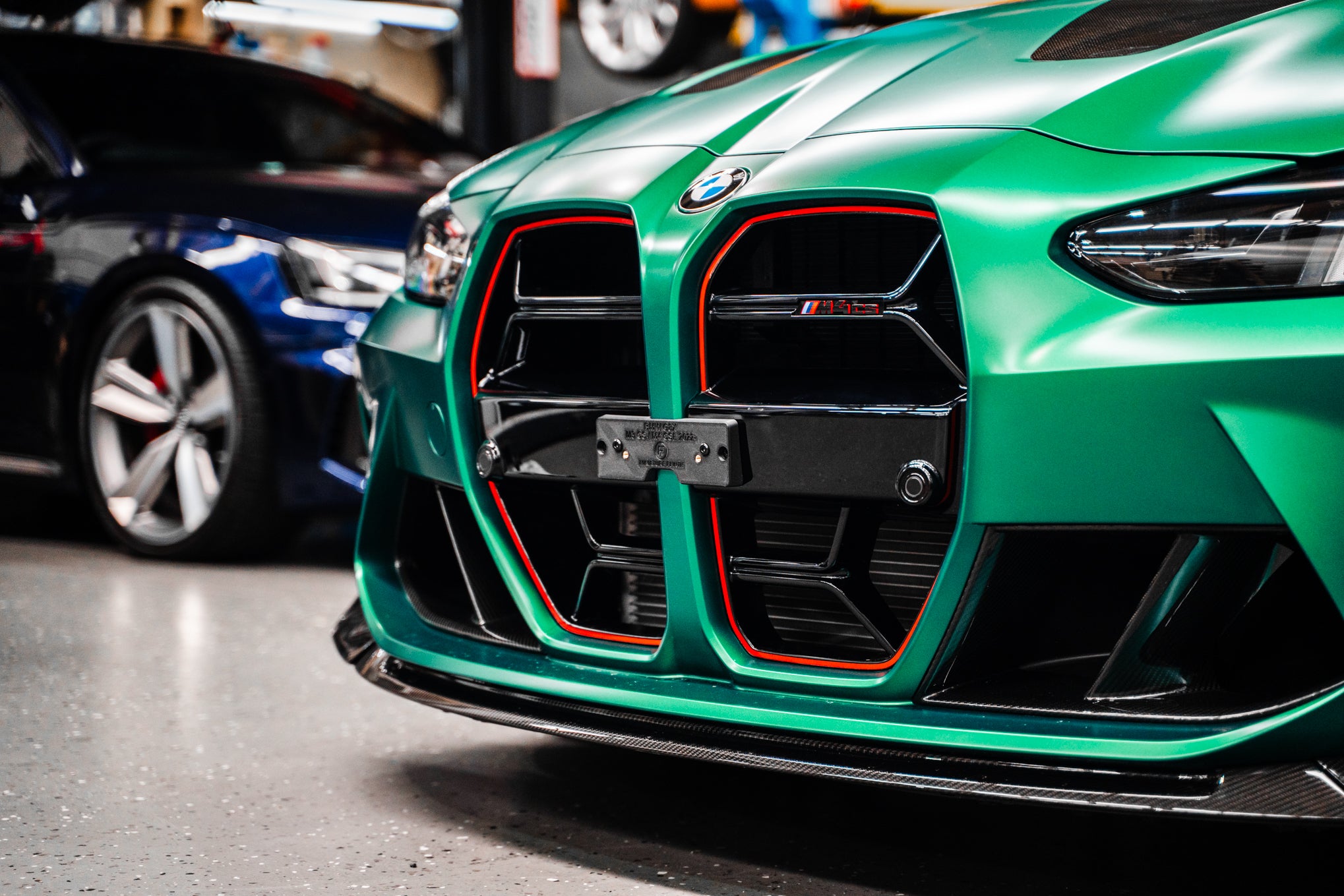 BMW G8X M3CS / M4CSL 2022-Current - OEM Plinth Delete Kit (FRONT)