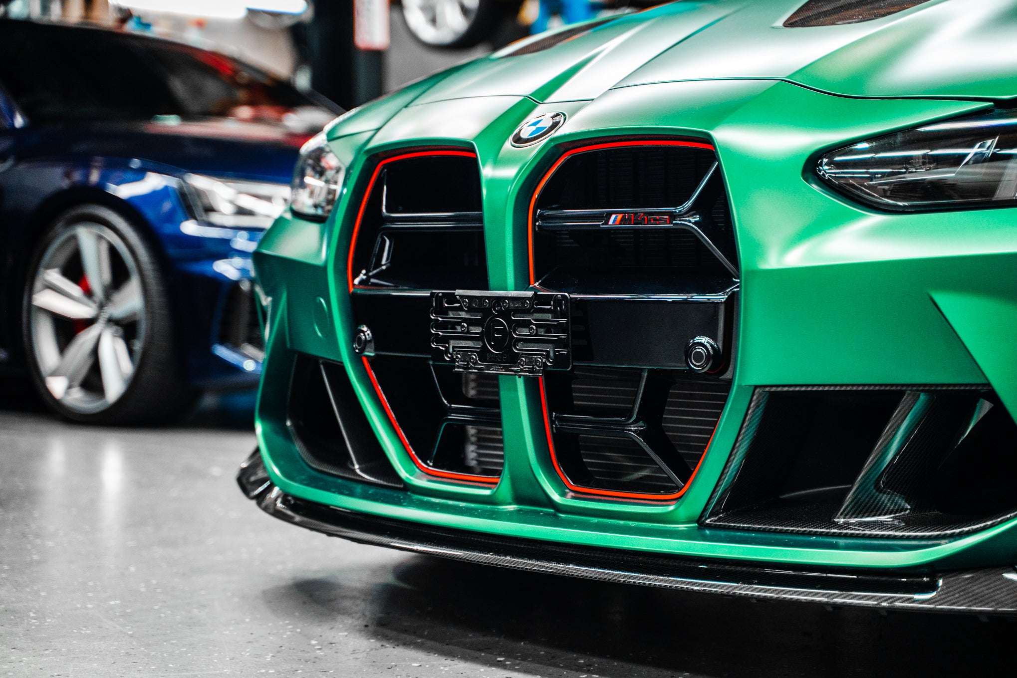 BMW G8X M3CS / M4CSL 2022-Current - OEM Plinth Delete Kit (FRONT)