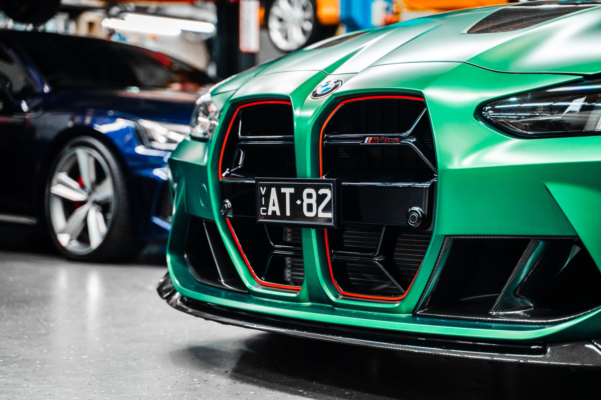 BMW G8X M3CS / M4CSL 2022-Current - OEM Plinth Delete Kit (FRONT)