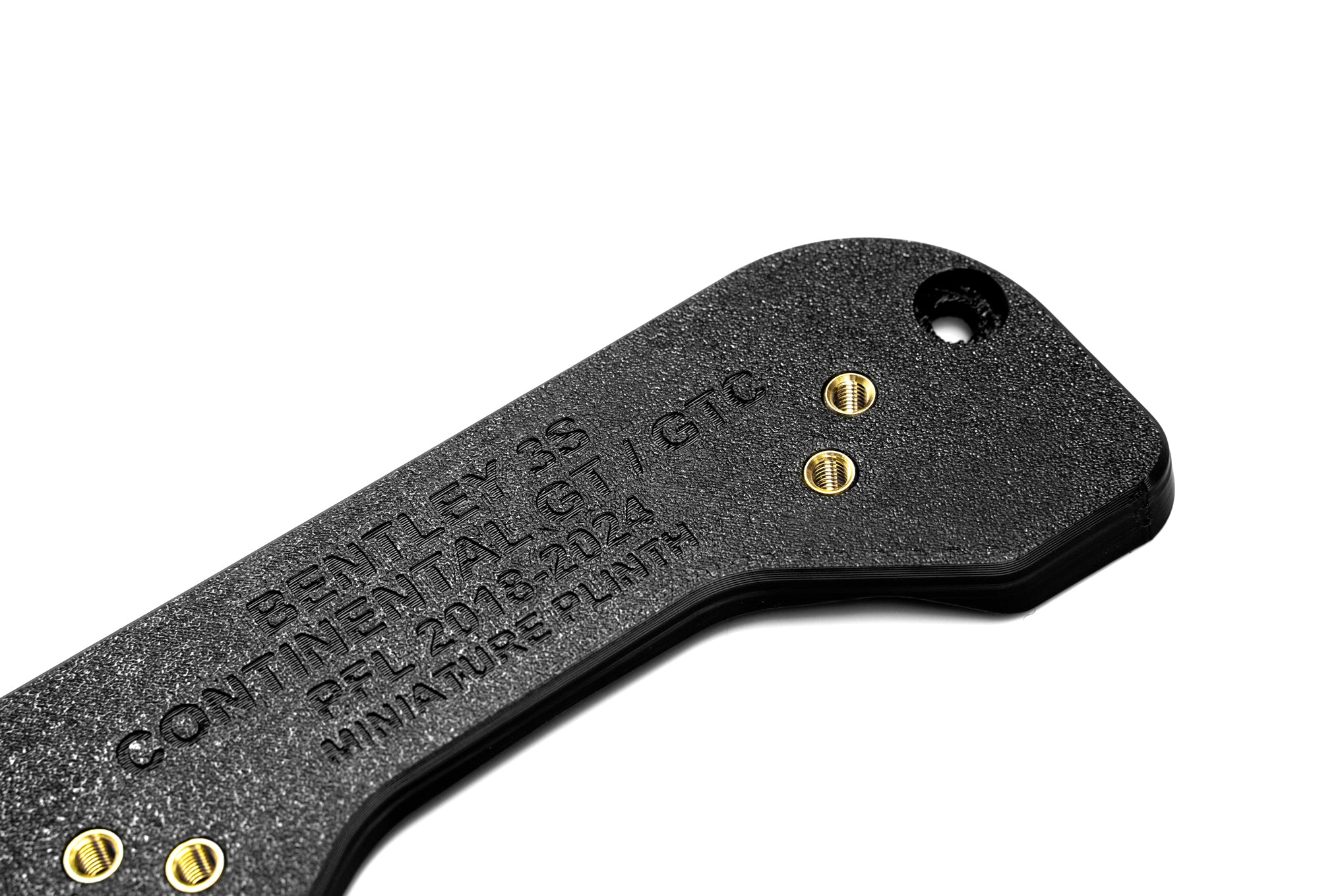 Bentley 3S Continental GT/GTC PFL 2018-2014 - OEM Plinth Delete Kit (FRONT)