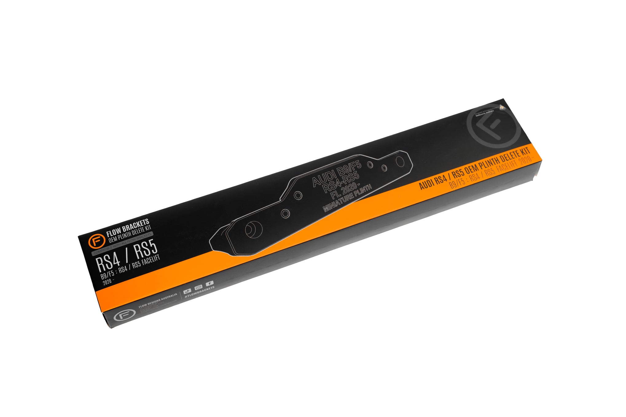 Audi B9.5/F5 RS4/RS5 Facelift 2020-24 - OEM Plinth Delete Kit (FRONT)