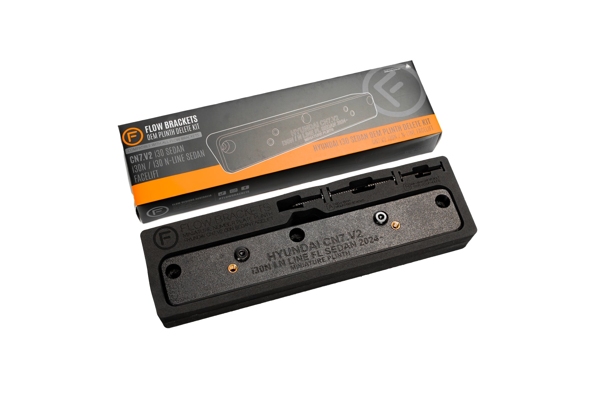 Hyundai i30N CN7 Facelift Sedan 2023+ - OEM Plinth Delete Kit (FRONT)