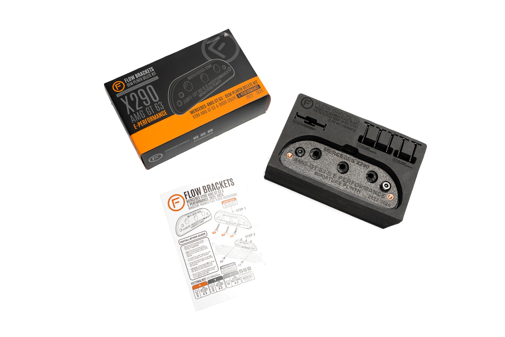 Mercedes-AMG X290 GT 63 E-Performance 4-Door Coupé 2022-24 - OEM Plinth Delete Kit (FRONT)