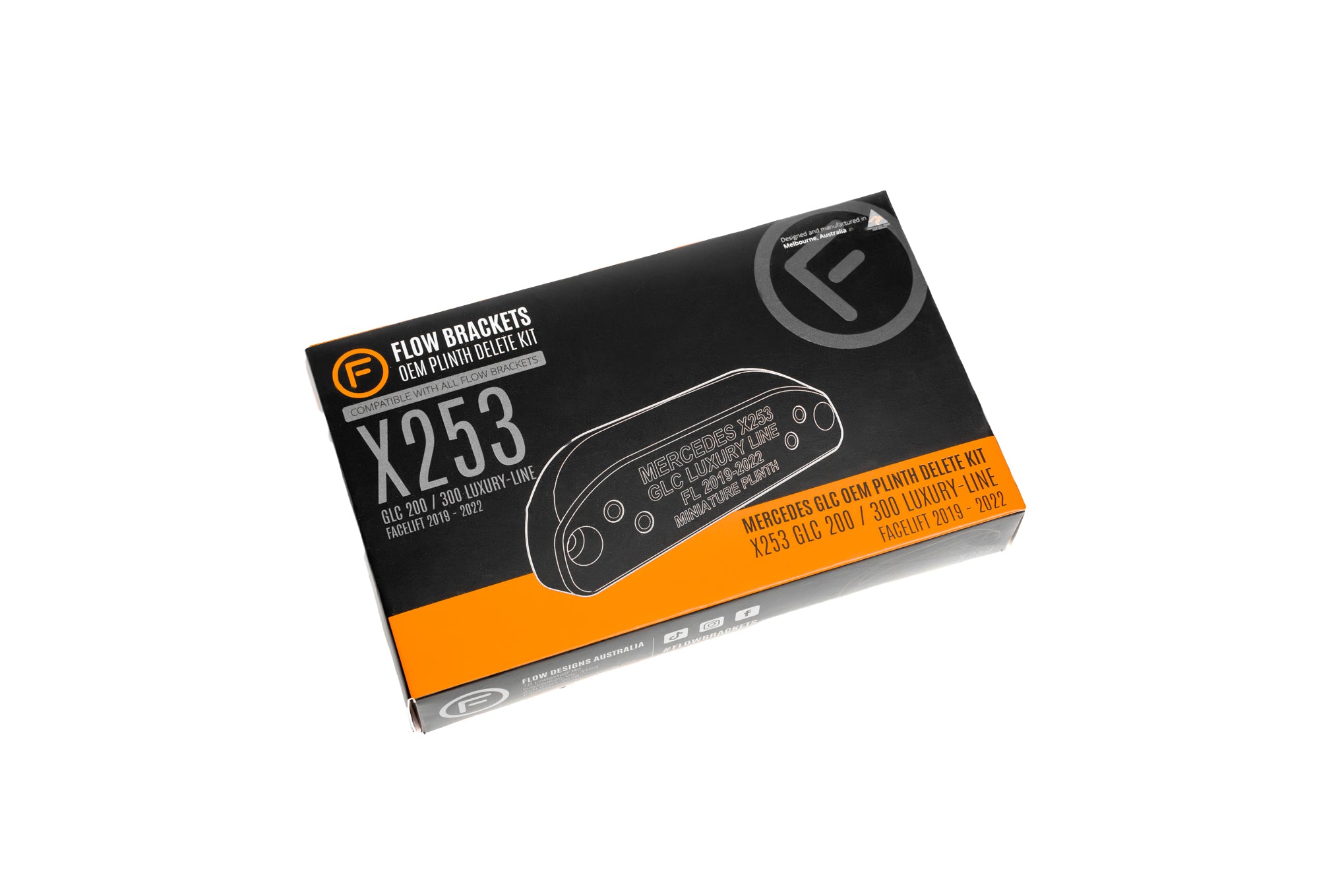 Mercedes GLC X253 Luxury Line FL 2019-2022 - OEM Plinth Delete Kit (FRONT)