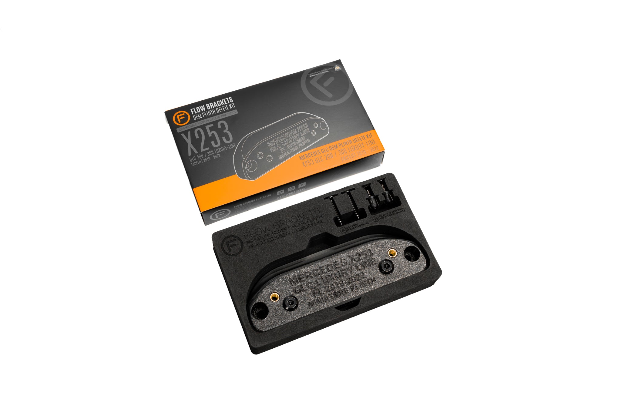 Mercedes GLC X253 Luxury Line FL 2019-2022 - OEM Plinth Delete Kit (FRONT)