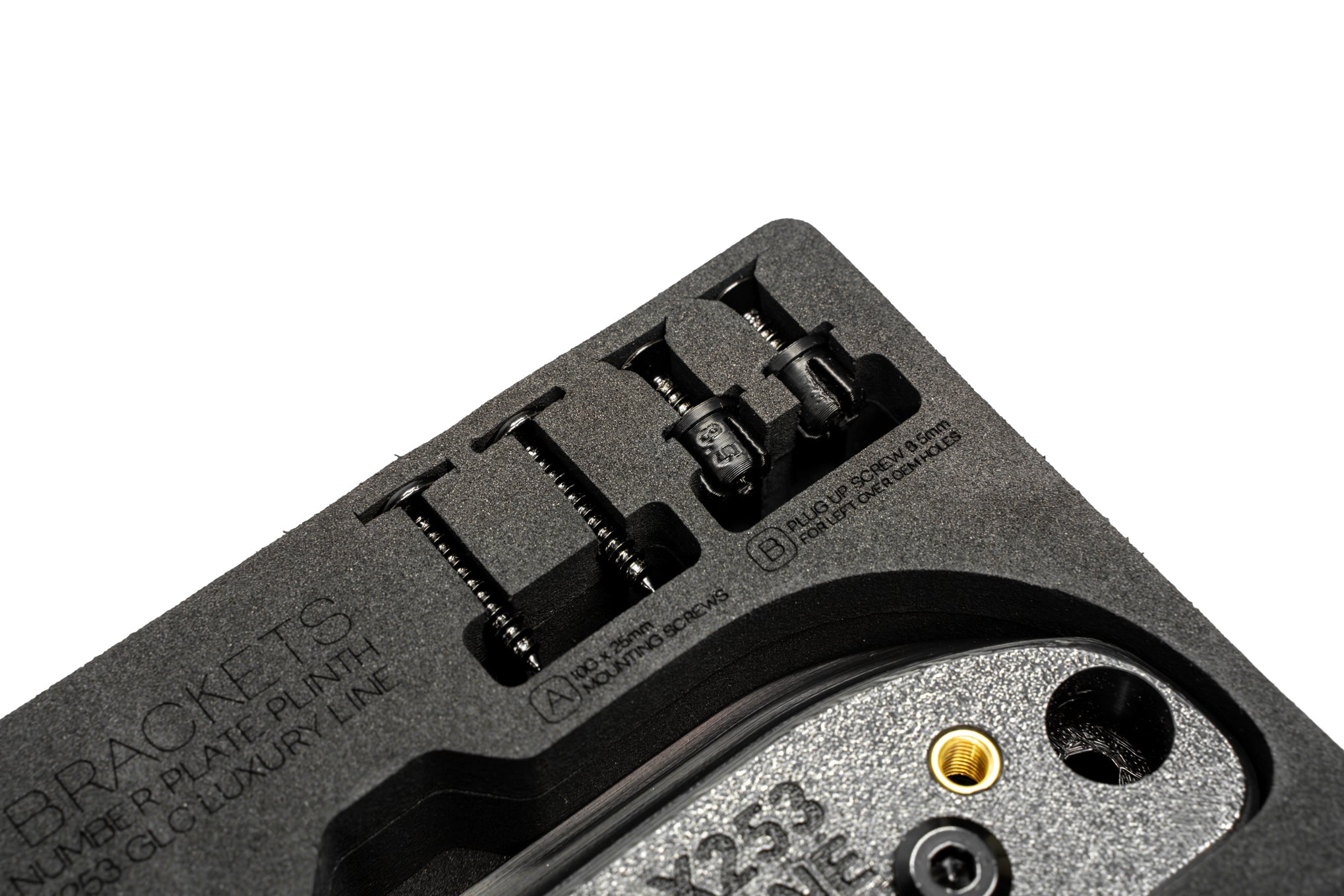 Mercedes GLC X253 Luxury Line FL 2019-2022 - OEM Plinth Delete Kit (FRONT)