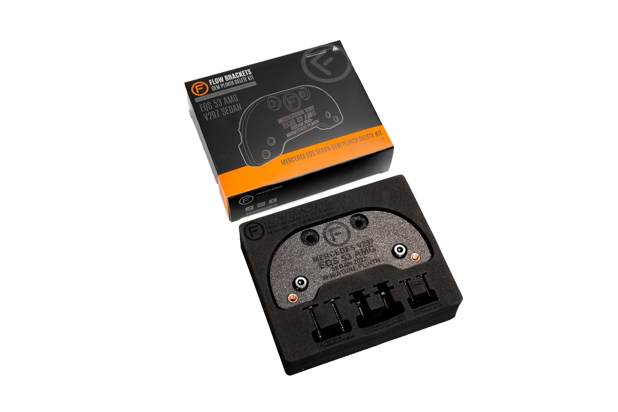 Mercedes EQS 53 AMG V297 2022 - OEM Plinth Delete Kit (FRONT)