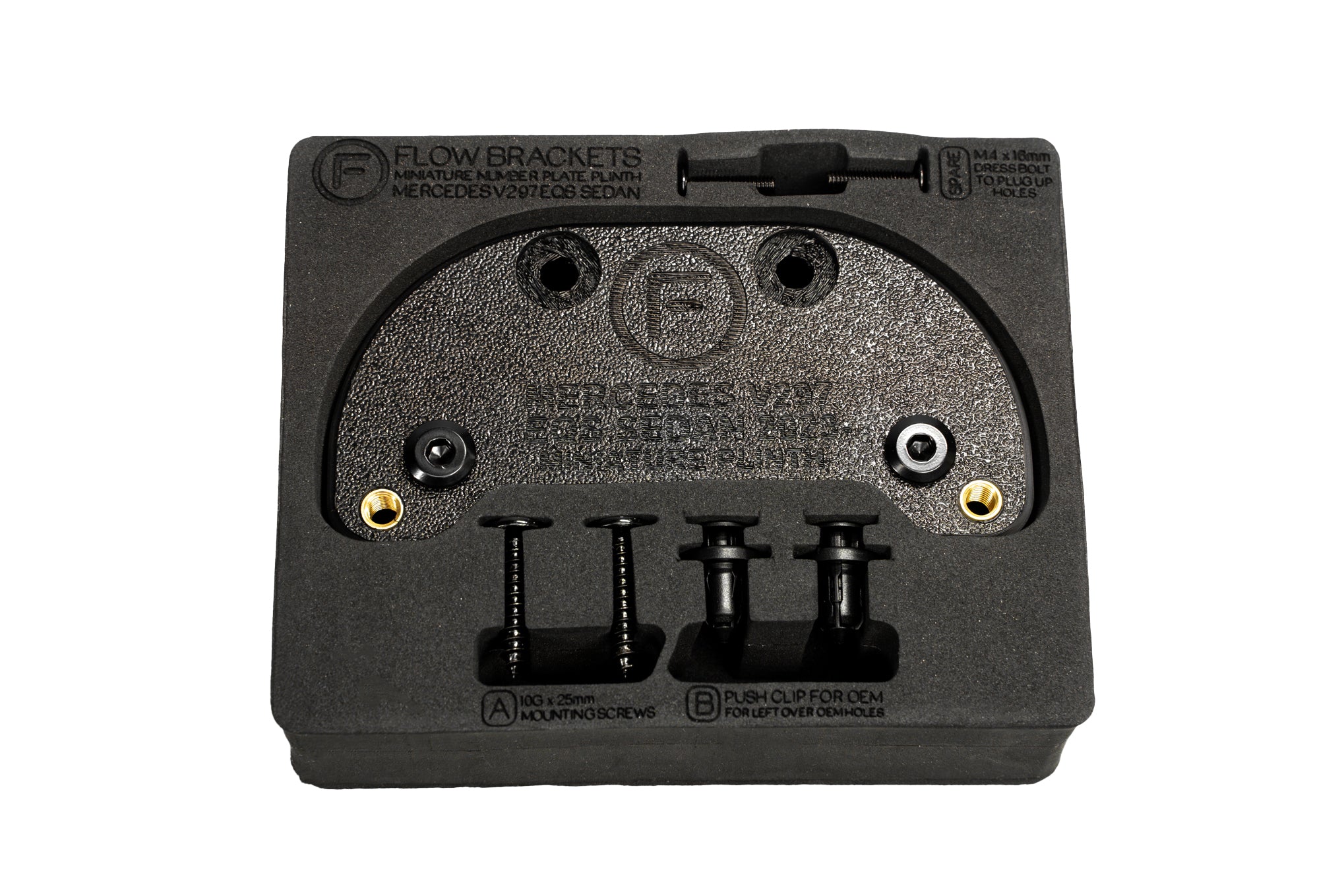 Mercedes EQS Sedan V297 2023-24 - OEM Plinth Delete Kit (FRONT)