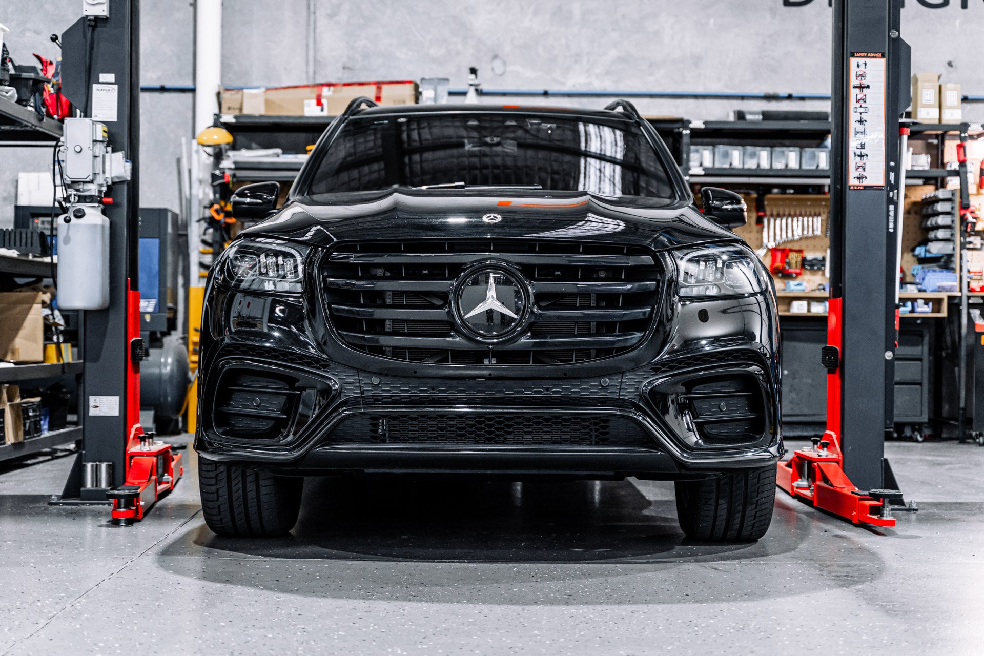 Mercedes GLS Facelift 2024-Current - OEM Plinth Delete Kit (FRONT)
