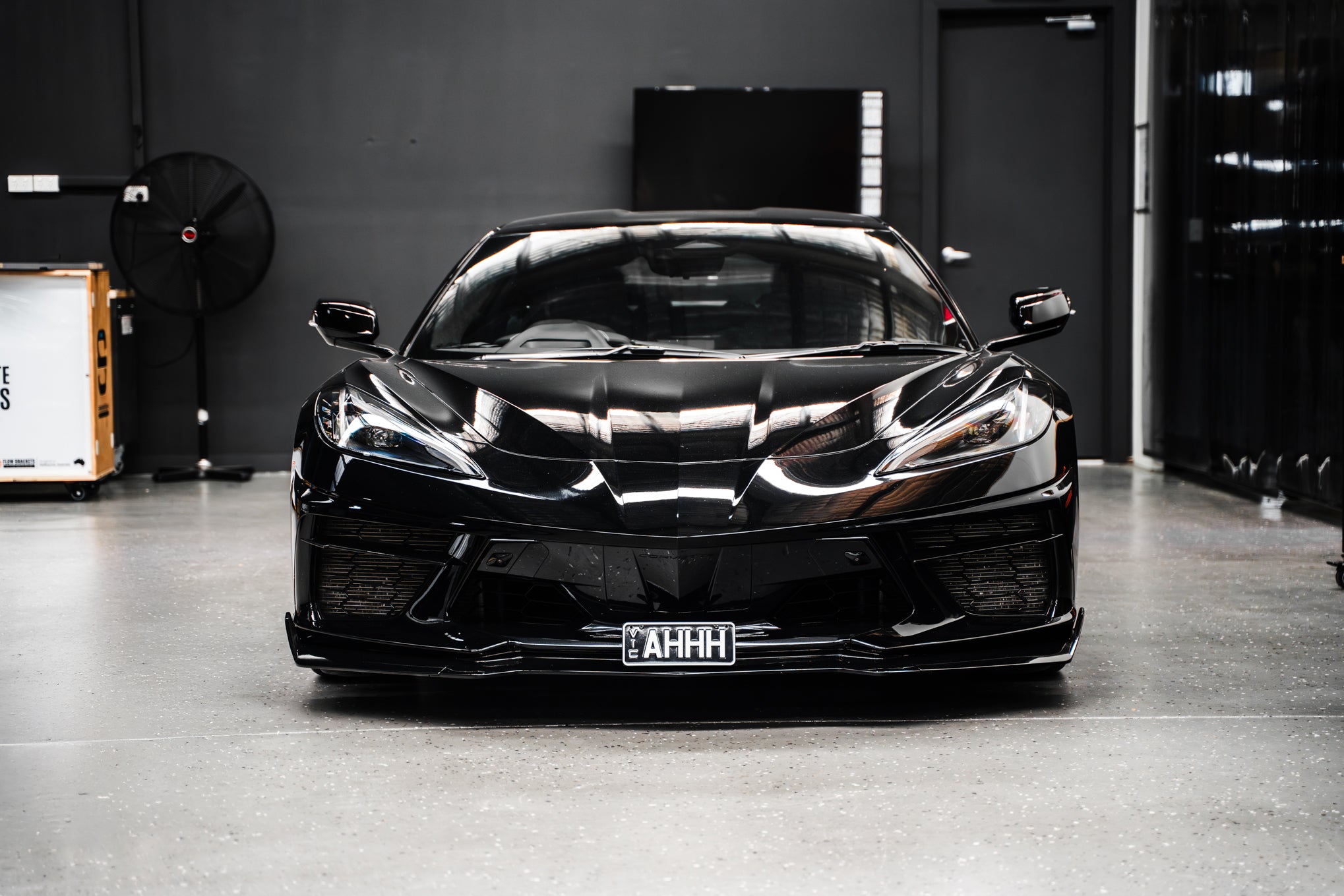 Chevrolet C8 Corvette Stingray 2021-Current - Miniature Plinth (FRONT)