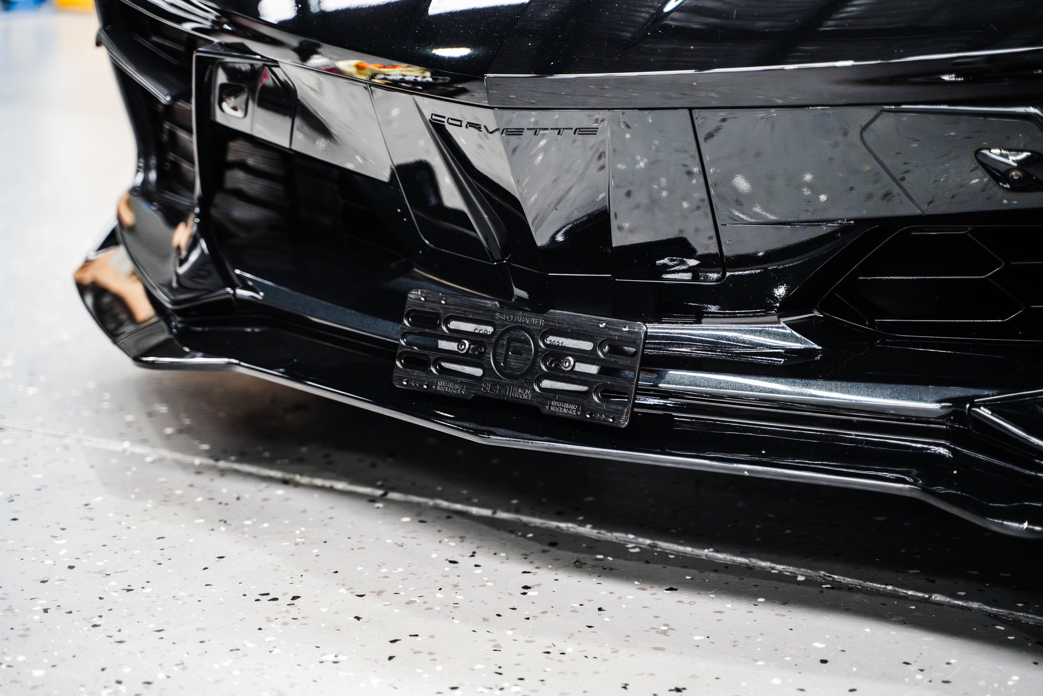 Chevrolet C8 Corvette Stingray 2021-Current - Miniature Plinth (FRONT)