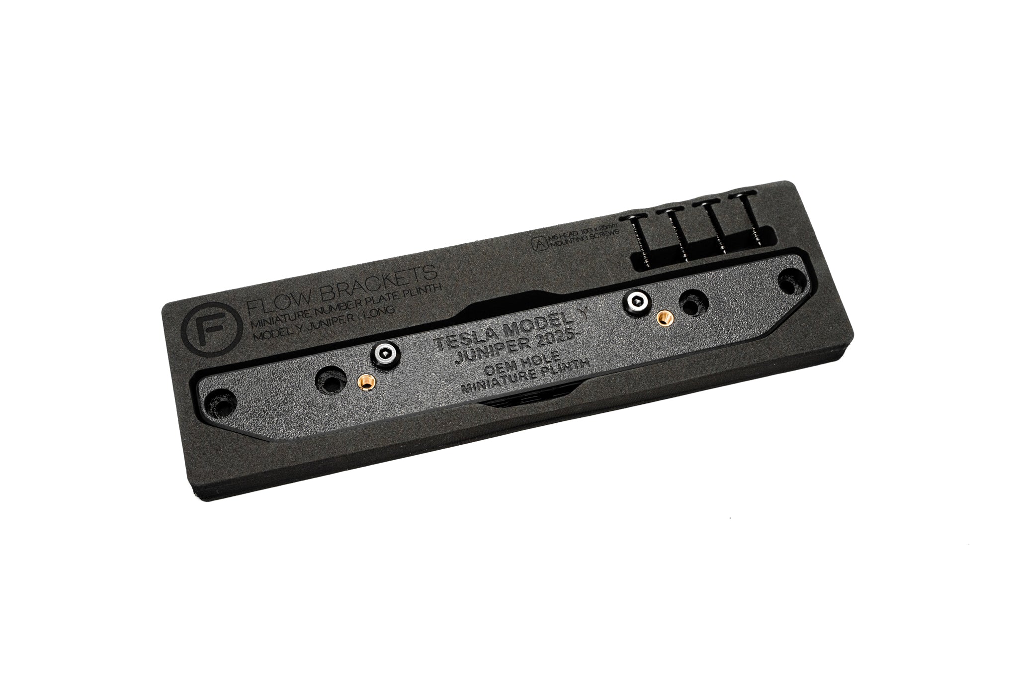 Tesla Model Y Juniper 2025-Current - OEM Plinth Delete Kit (Front)