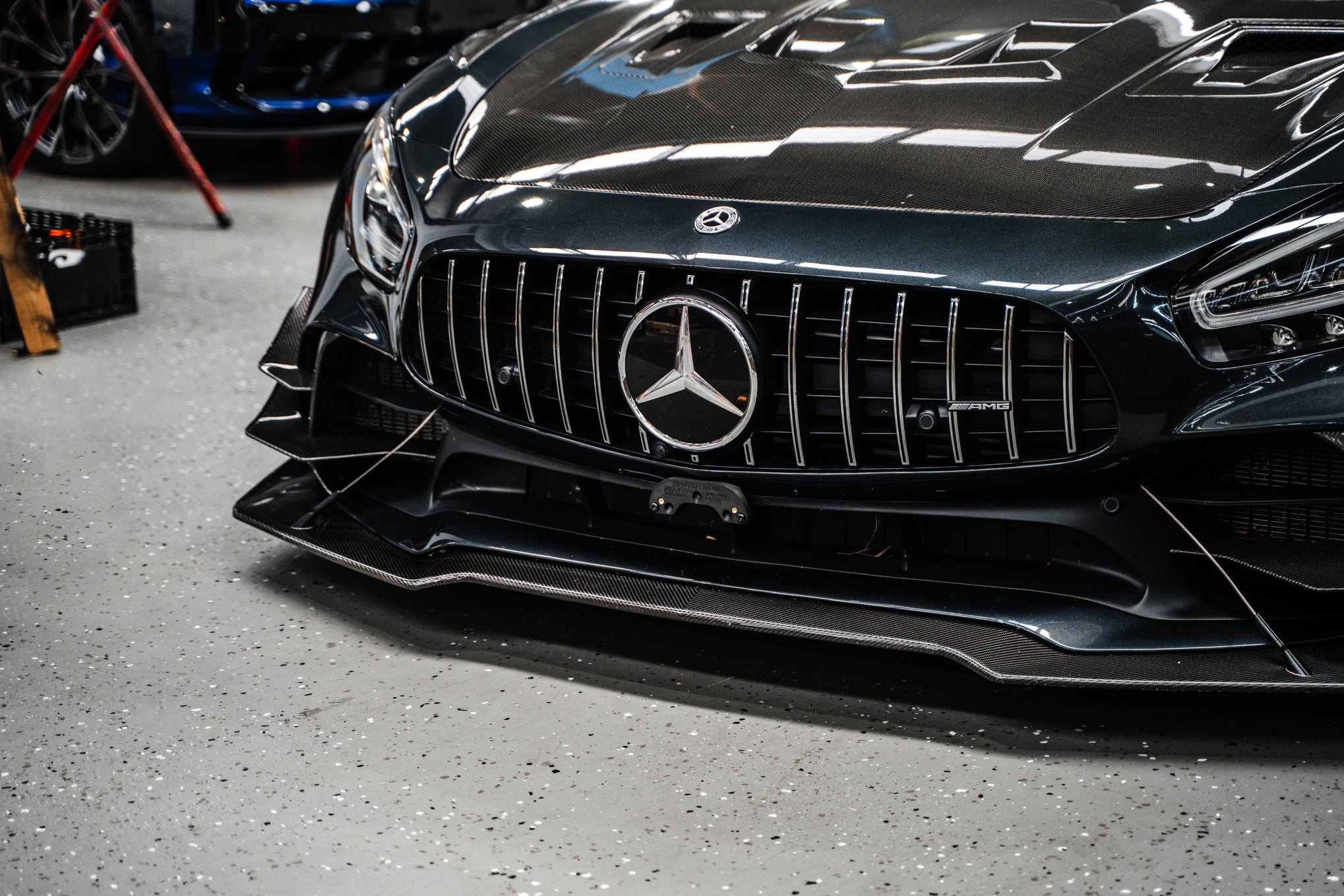 Mercedes AMG GT-R 2017-2021 - OEM Plinth Delete Kit (FRONT)