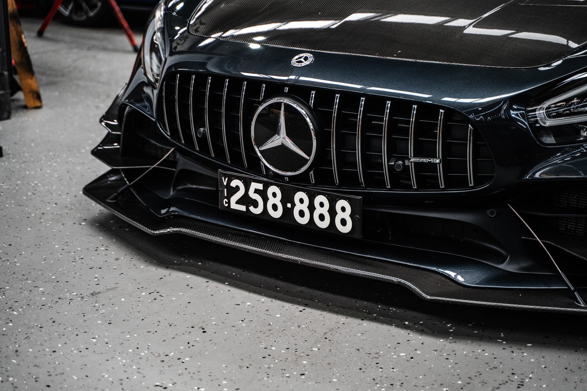 Mercedes AMG GT-R 2017-2021 - OEM Plinth Delete Kit (FRONT)