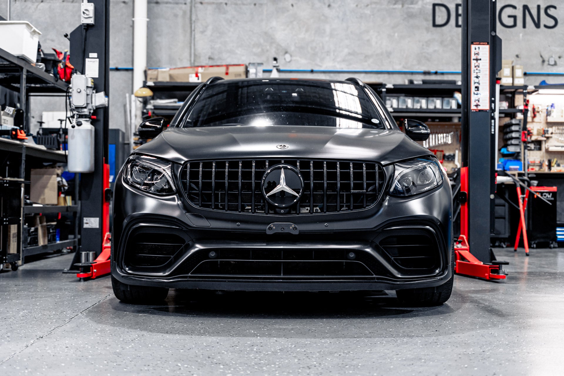 Mercedes GLC 63s AMG PFL C253/ X253 2018-2019 - OEM Plinth Delete Kit (FRONT)