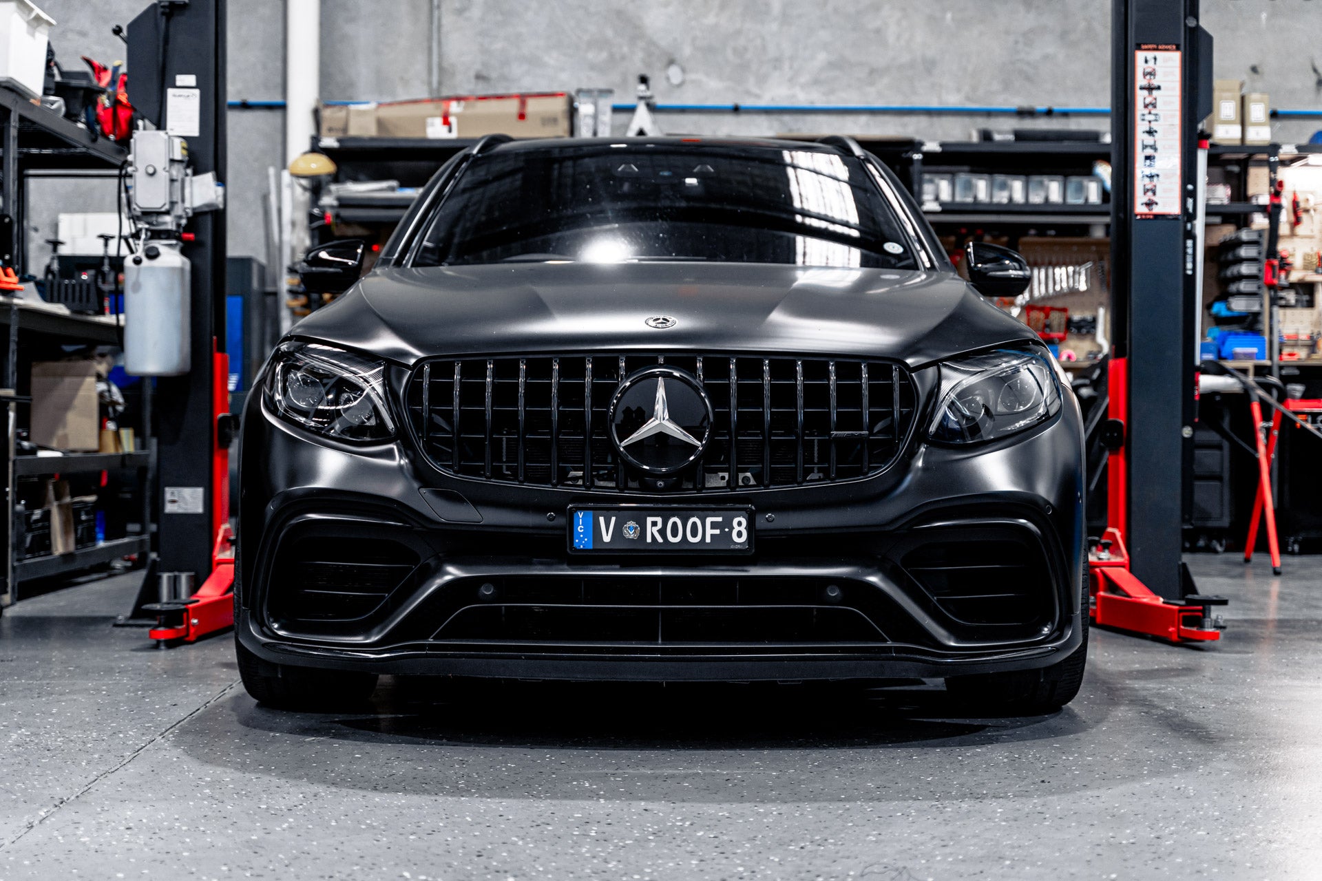Mercedes GLC 63s AMG PFL C253/ X253 2018-2019 - OEM Plinth Delete Kit (FRONT)