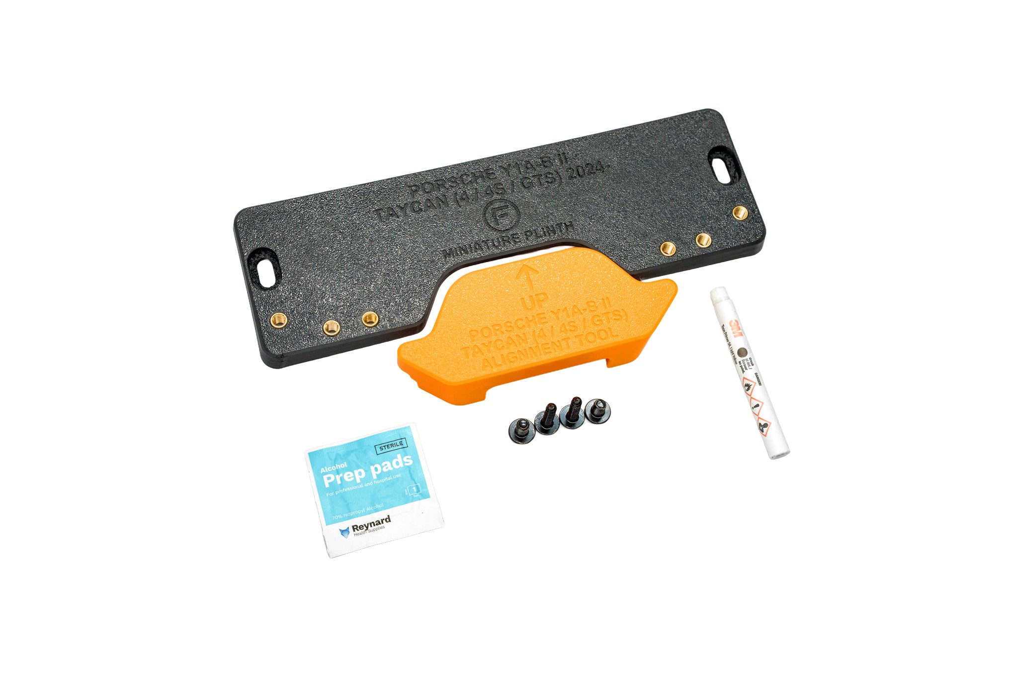 Porsche Taycan (4 / 4S / GTS) Y1A - B II - 2024-Current - Miniature Plinth (FRONT)