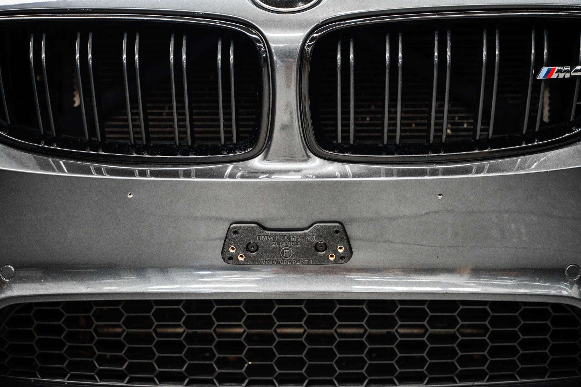 BMW F8X M3 / M4 2014-2018 - OEM Plinth Delete Kit (FRONT)