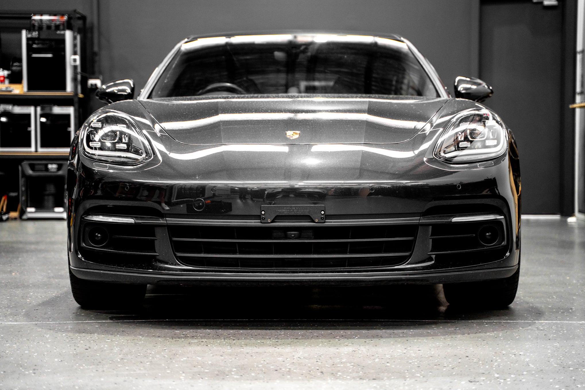 Porsche 971.1 Panamera (4 / 4S) 2016-2020 - OEM Plinth Delete Kit (FRONT)