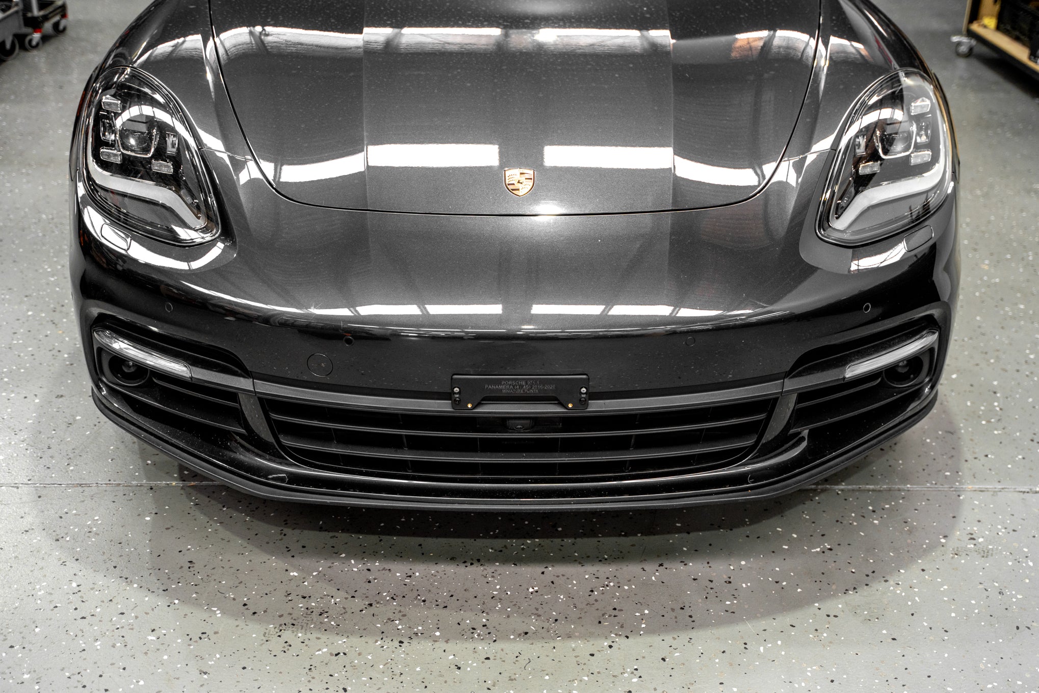 Porsche 971.1 Panamera (4 / 4S) 2016-2020 - OEM Plinth Delete Kit (FRONT)