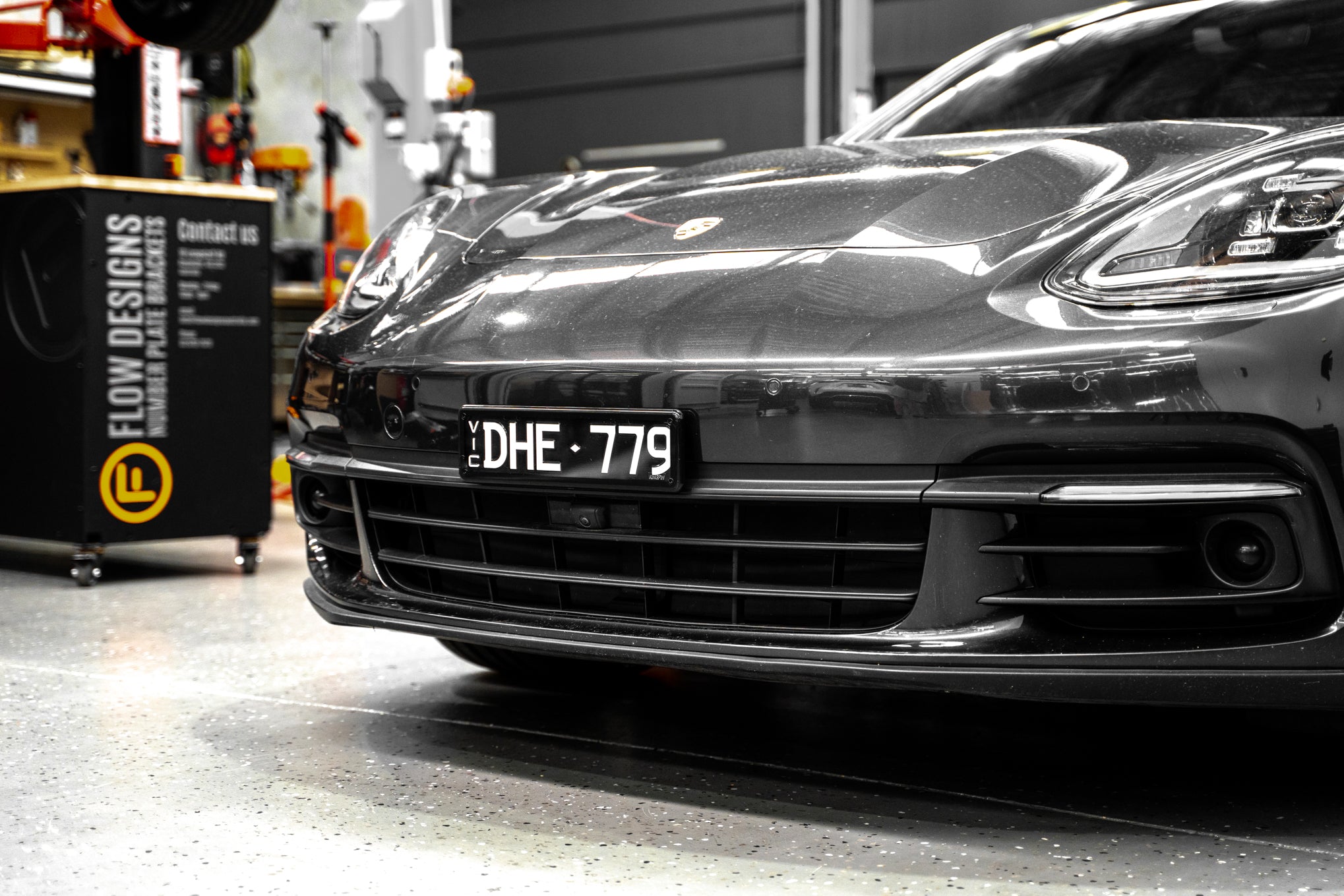 Porsche 971.1 Panamera (4 / 4S) 2016-2020 - OEM Plinth Delete Kit (FRONT)