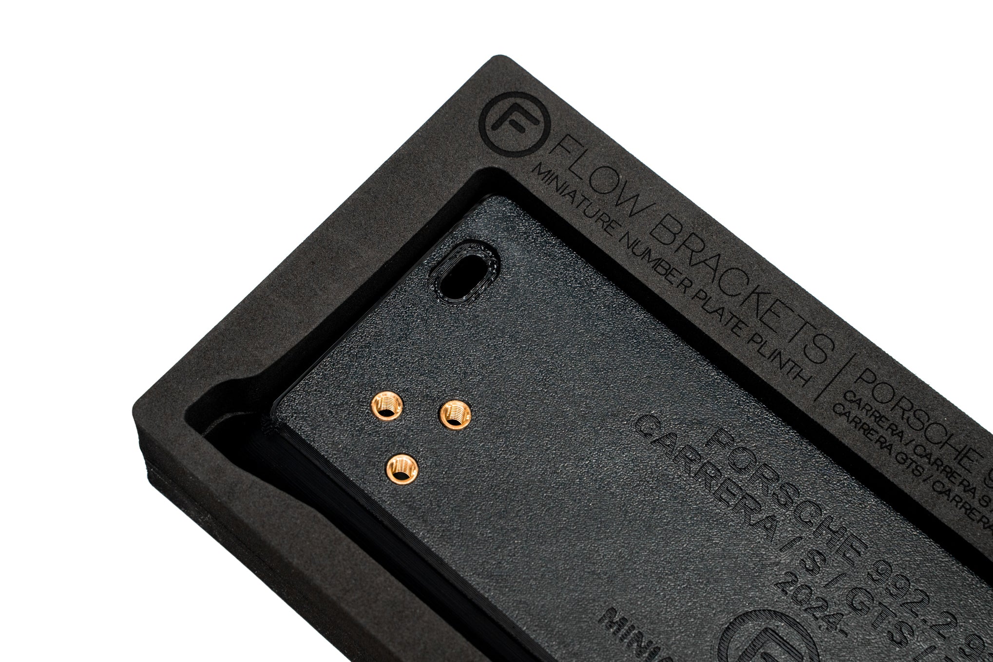 Porsche 992.2 911 Carrera Coupe (ALL MODELS) - Miniature Plinth (FRONT)