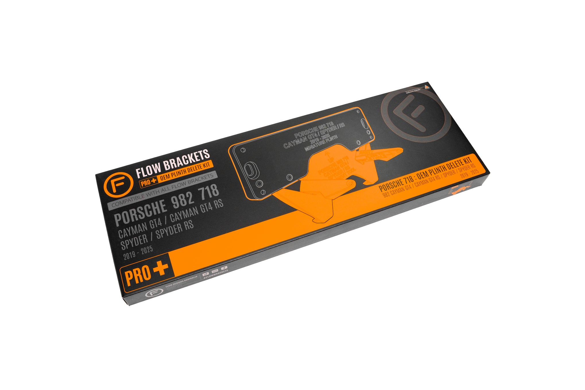 Porsche 982 718 GT4 / Spyder / RS - Miniature Plinth (FRONT)