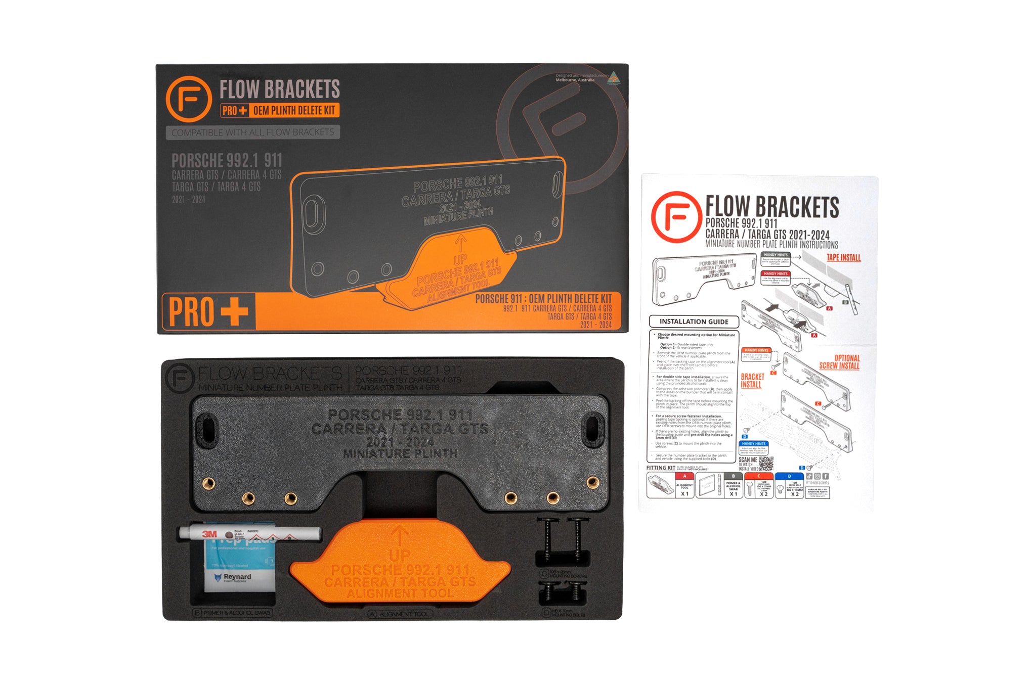 Porsche 992.1 911 Carrera Coupe - Miniature Plinth (FRONT)