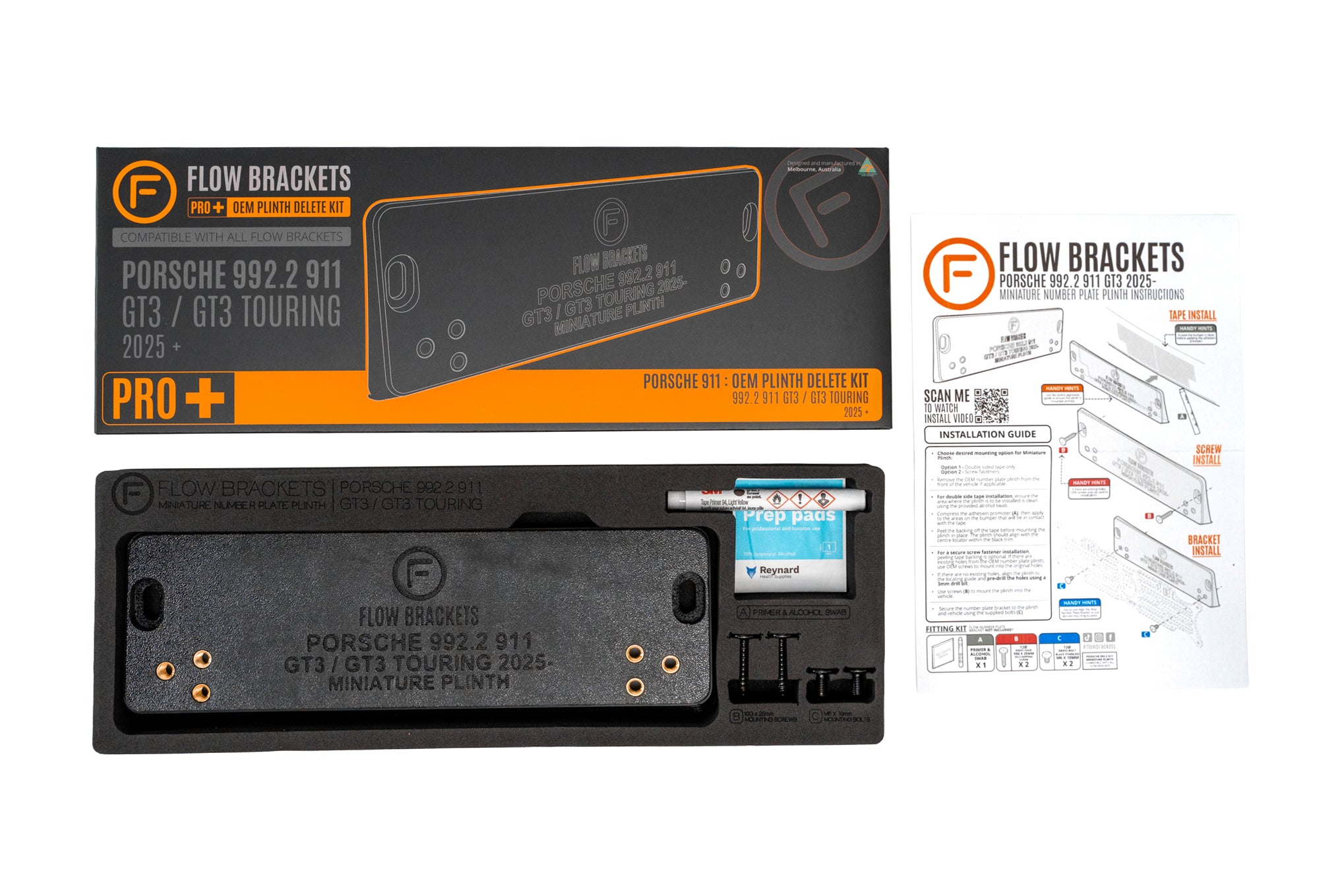 Porsche 992.2 911 GT3 / GT3 Touring - Miniature Plinth (FRONT)