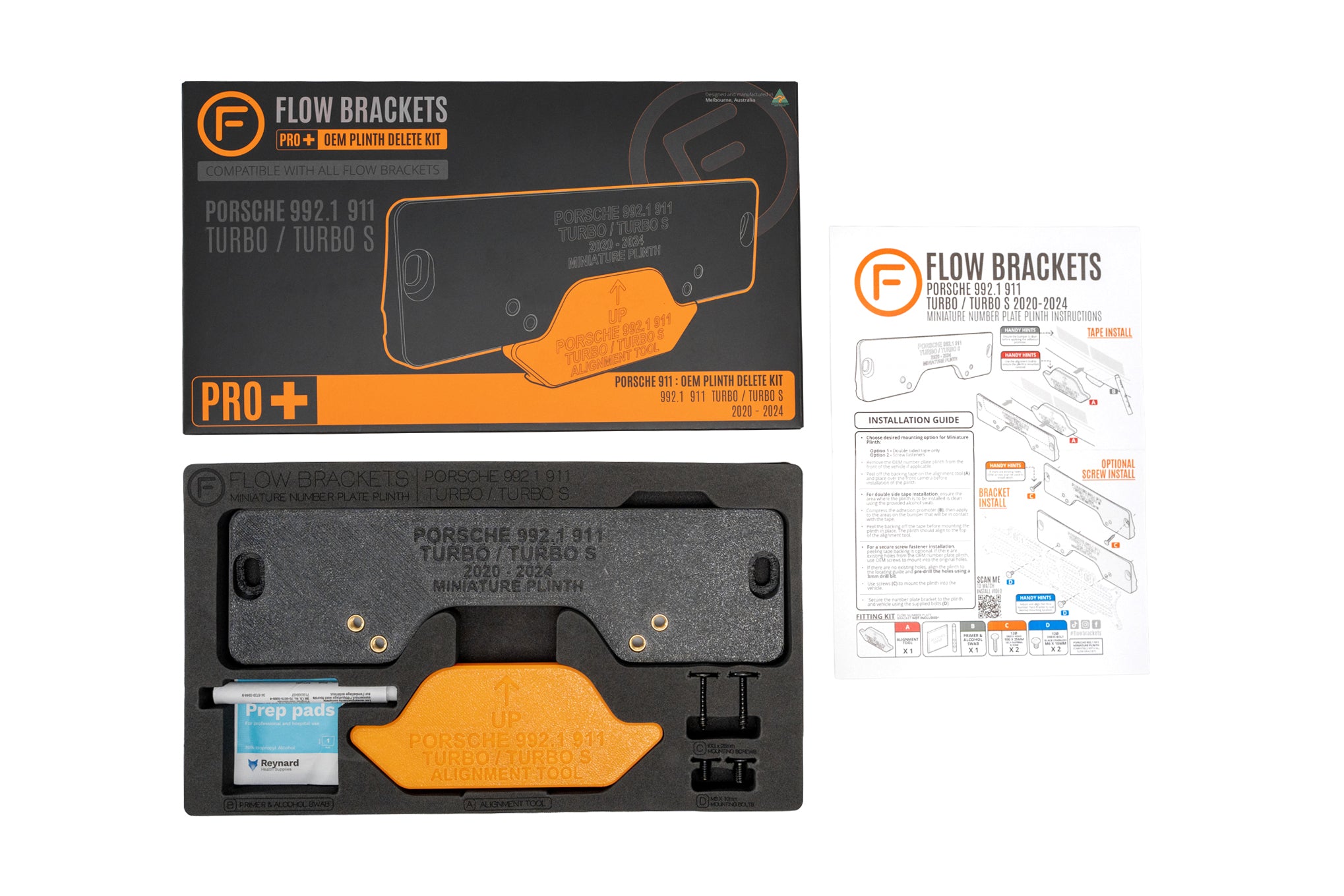 Porsche 992.1 911 Turbo / Turbo S - Miniature Plinth (FRONT)