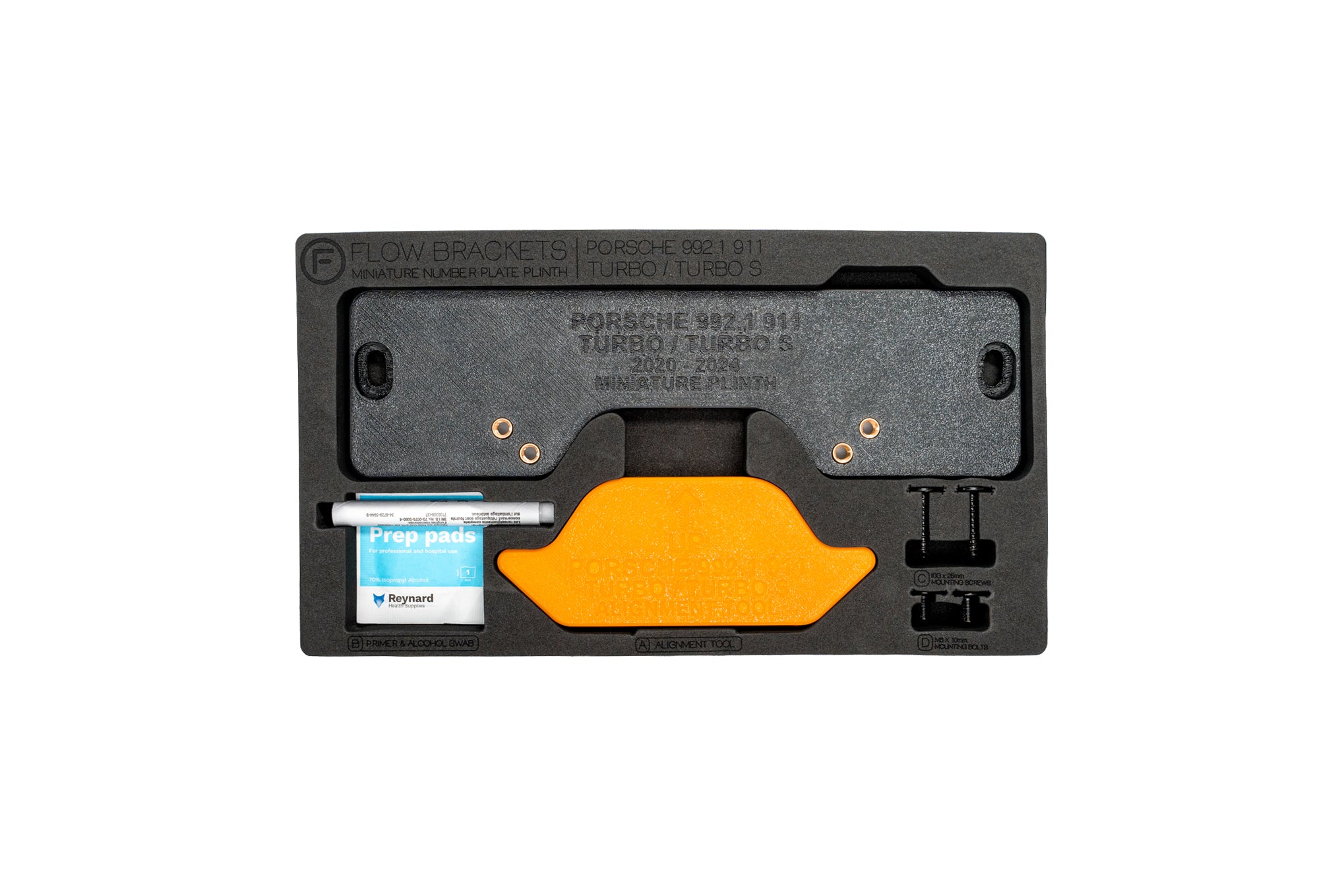 Porsche 992.1 911 Turbo / Turbo S - Miniature Plinth (FRONT)