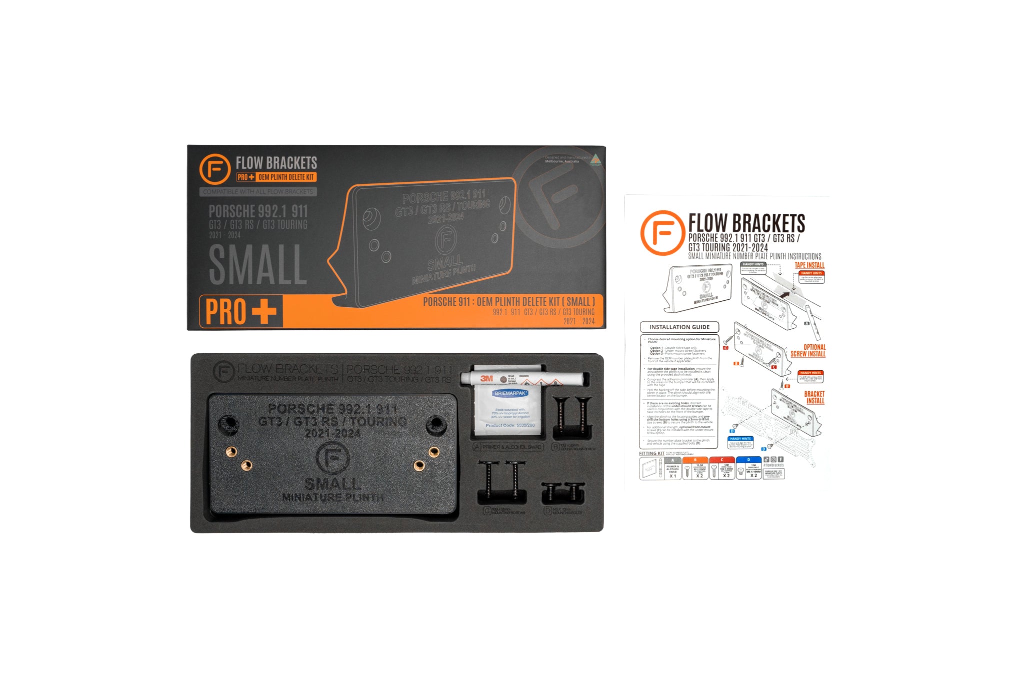 Porsche 992.1 911 GT3 / GT3RS / GT3 Touring - Miniature Plinth (FRONT)