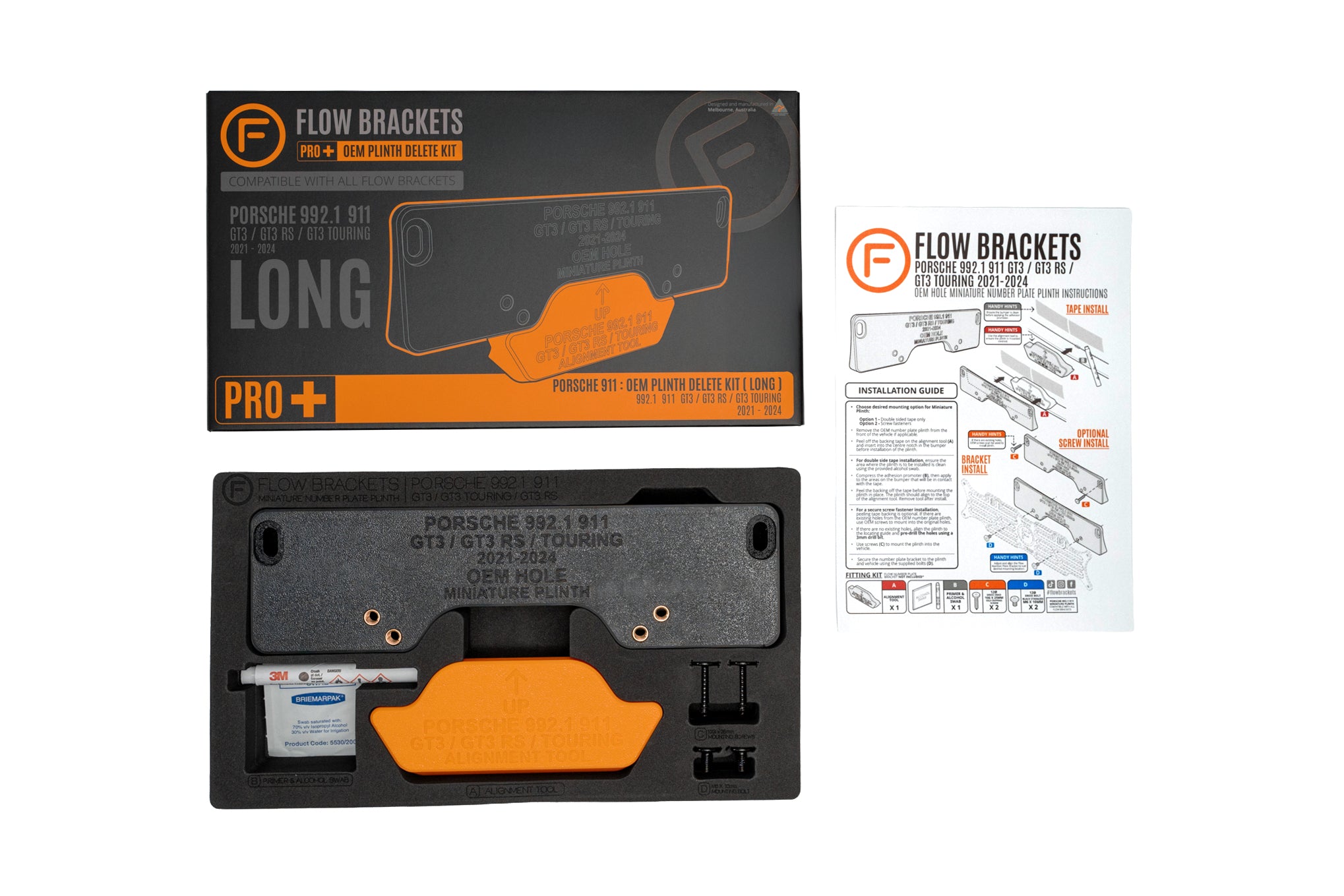 Porsche 992.1 911 GT3 / GT3RS / GT3 Touring - Miniature Plinth (FRONT)