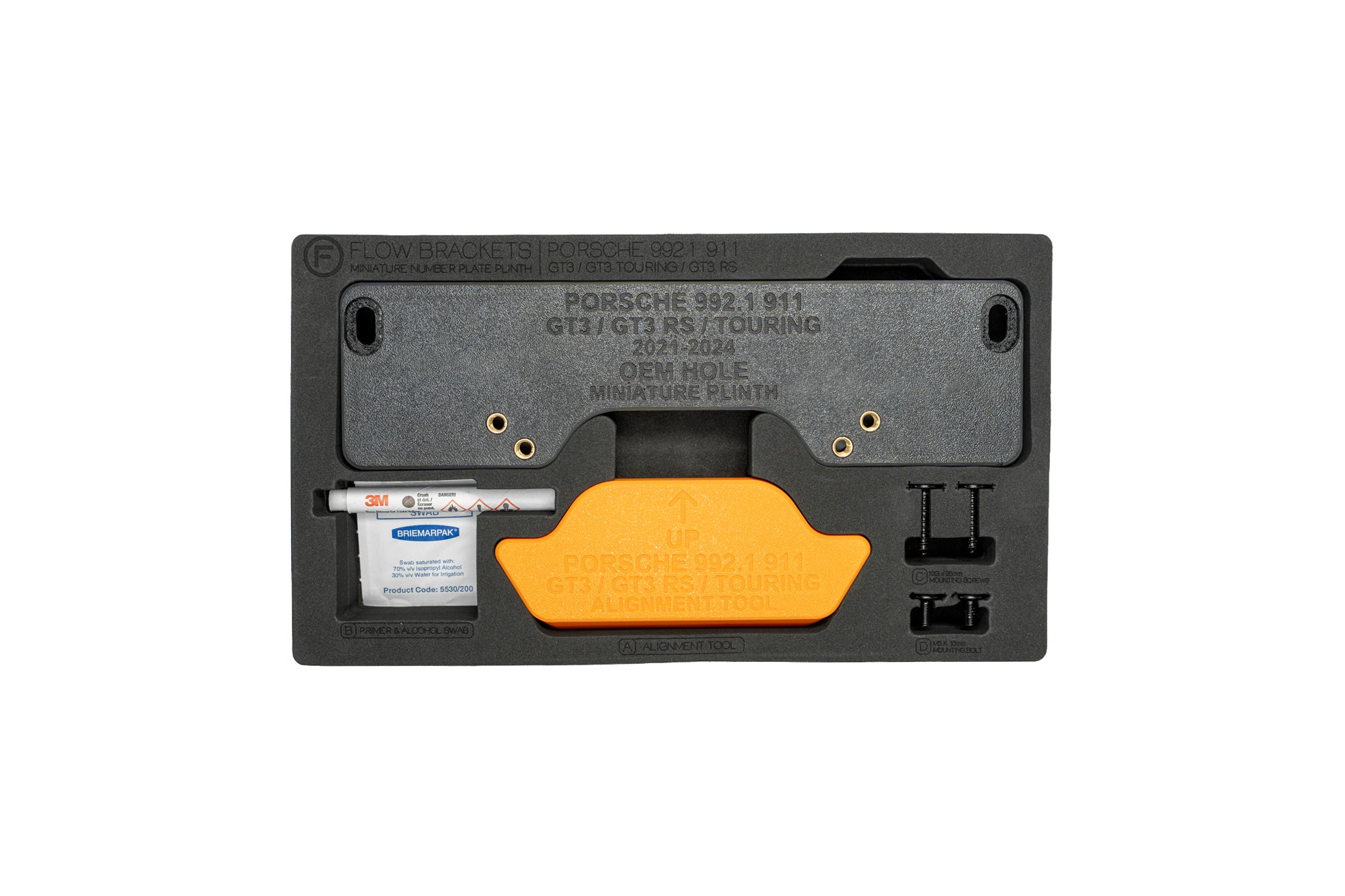 Porsche 992.1 911 GT3 / GT3RS / GT3 Touring - Miniature Plinth (FRONT)