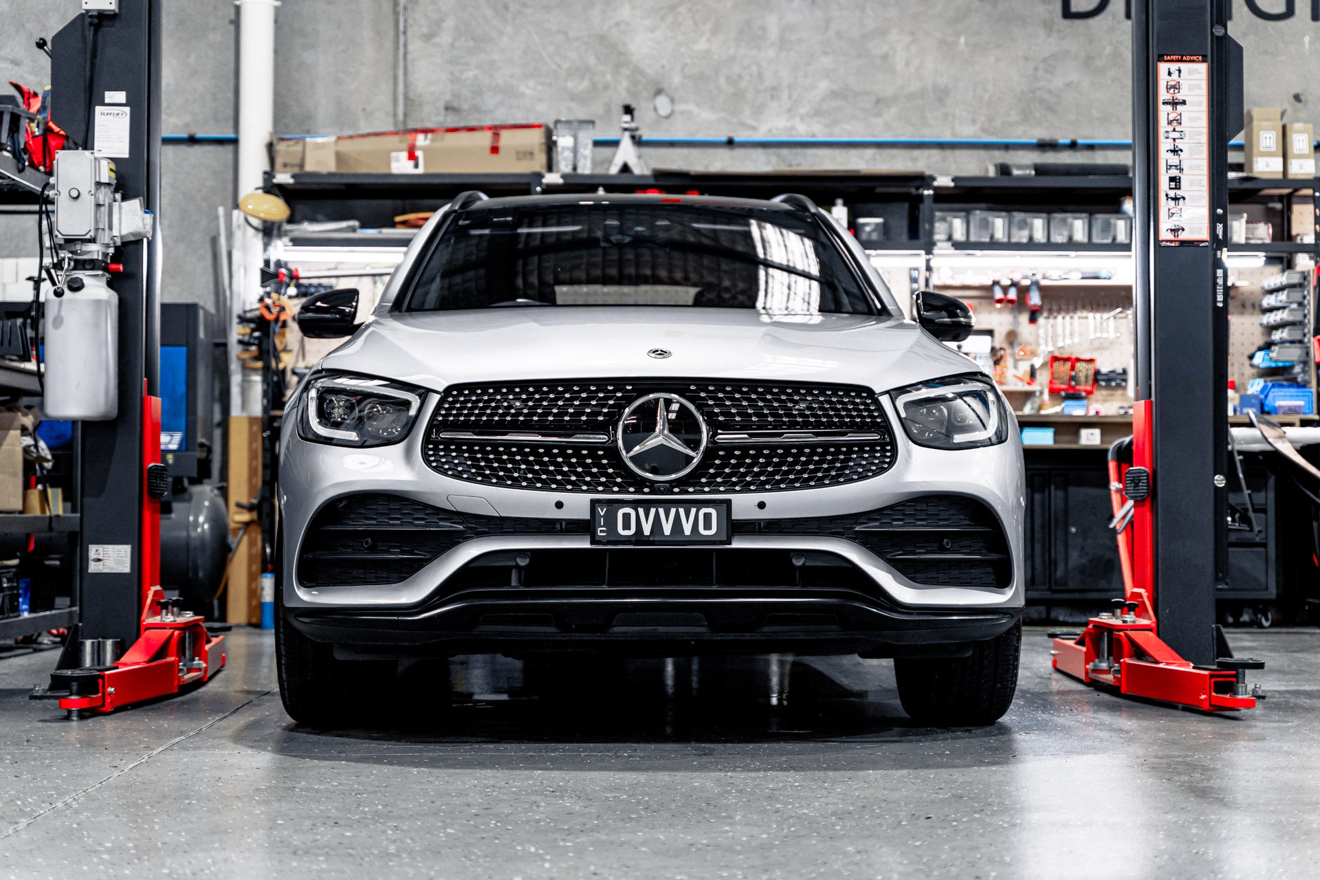 Mercedes GLC 43 AMG Facelift C/X253 2019-2022 - OEM Plinth Delete Kit (FRONT)