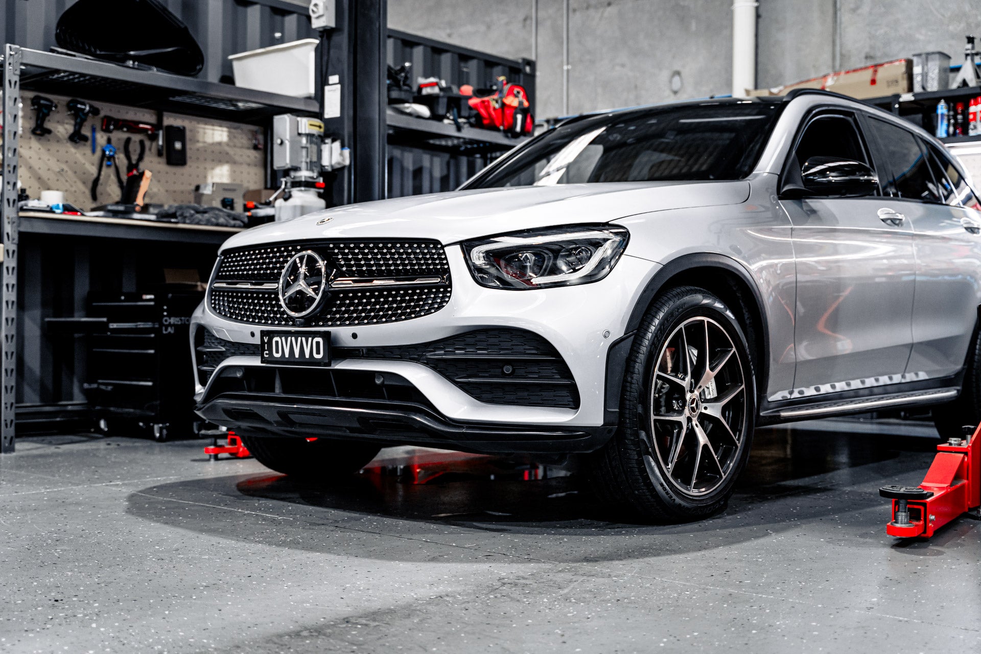 Mercedes GLC 43 AMG Facelift C/X253 2019-2022 - OEM Plinth Delete Kit (FRONT)