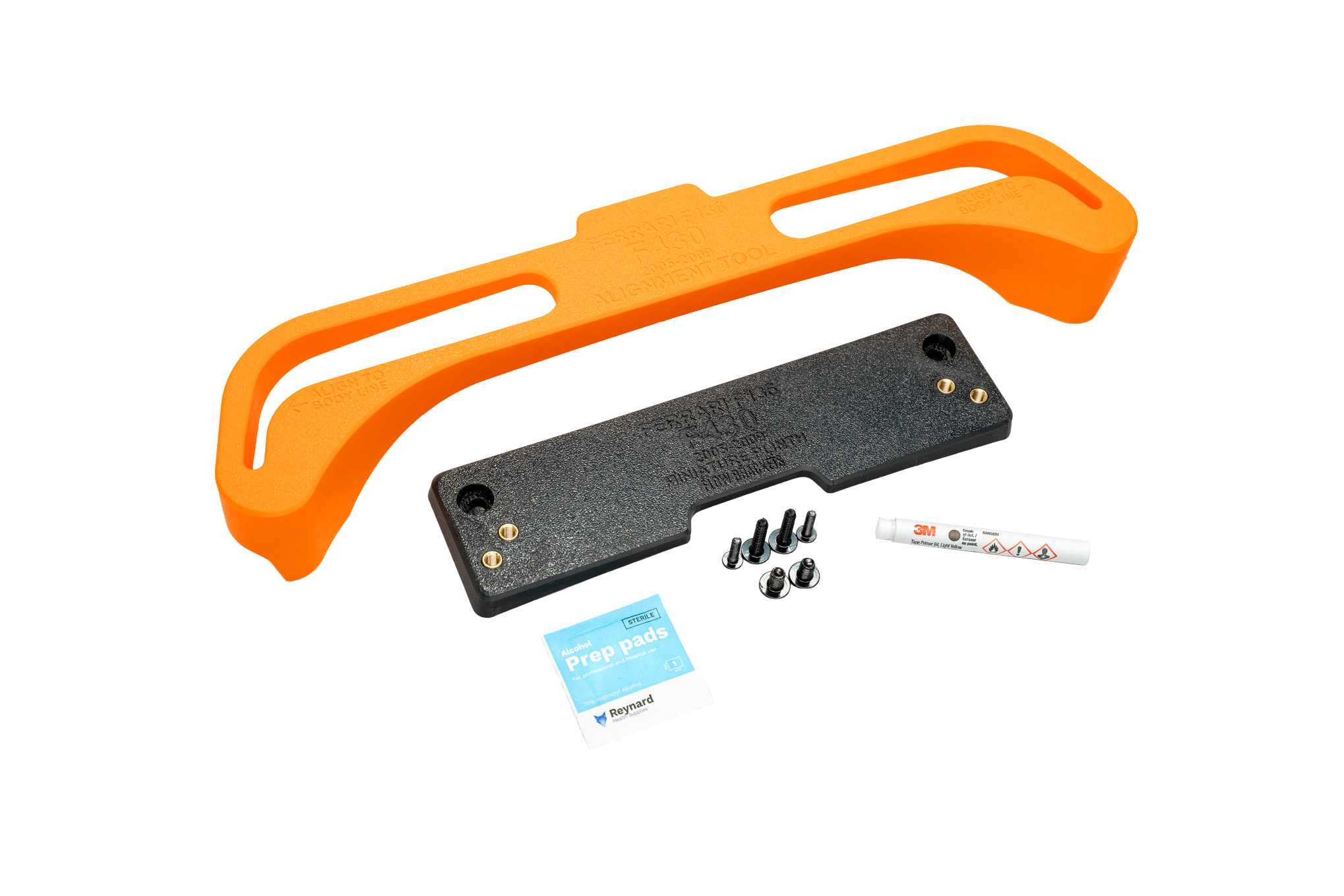 Ferrari F136 F430 2005-2009 - Drill Free Plinth Mounting Kit (FRONT)