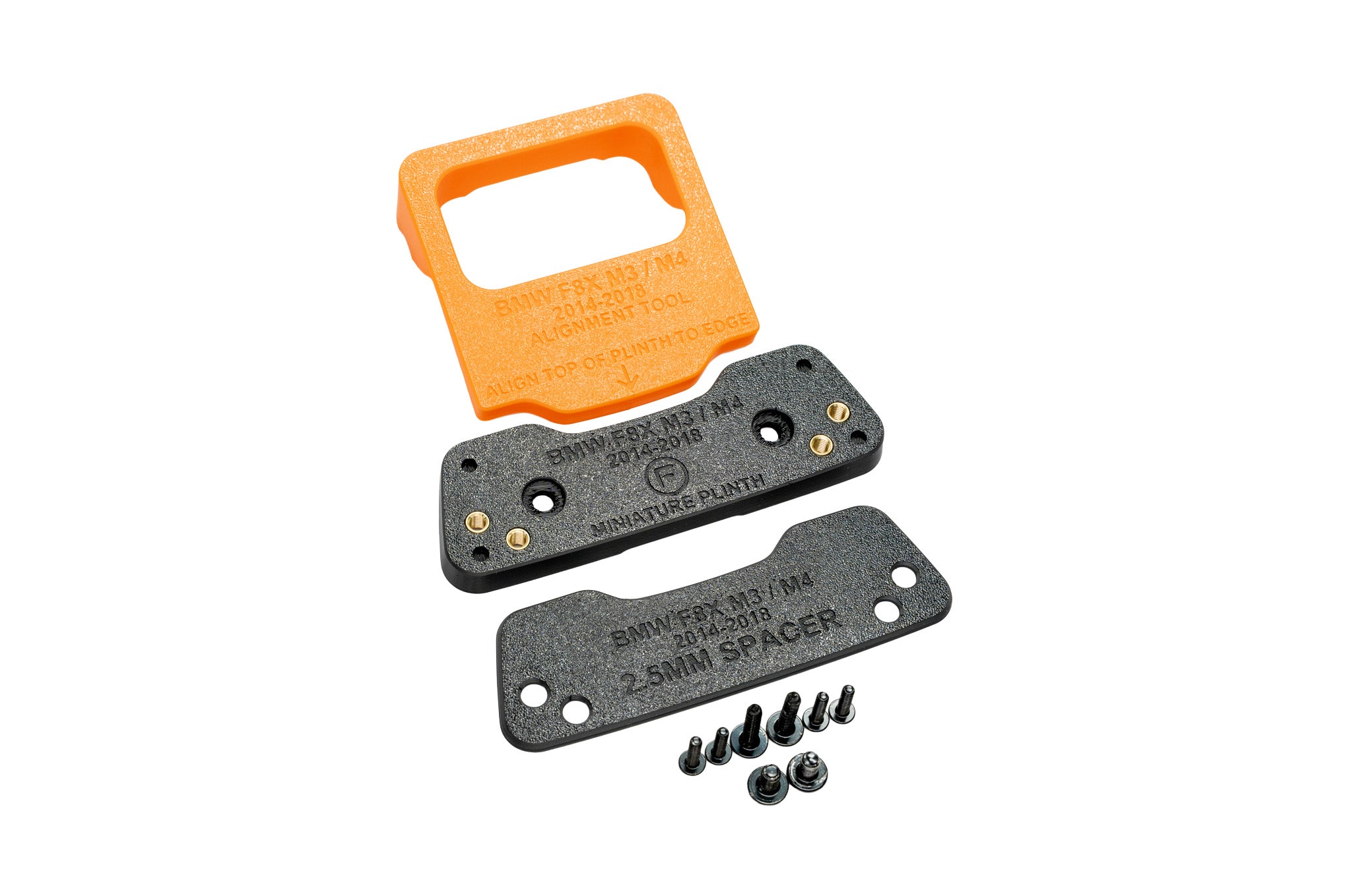 BMW F8X M3 / M4 2014-2018 - OEM Plinth Delete Kit (FRONT)