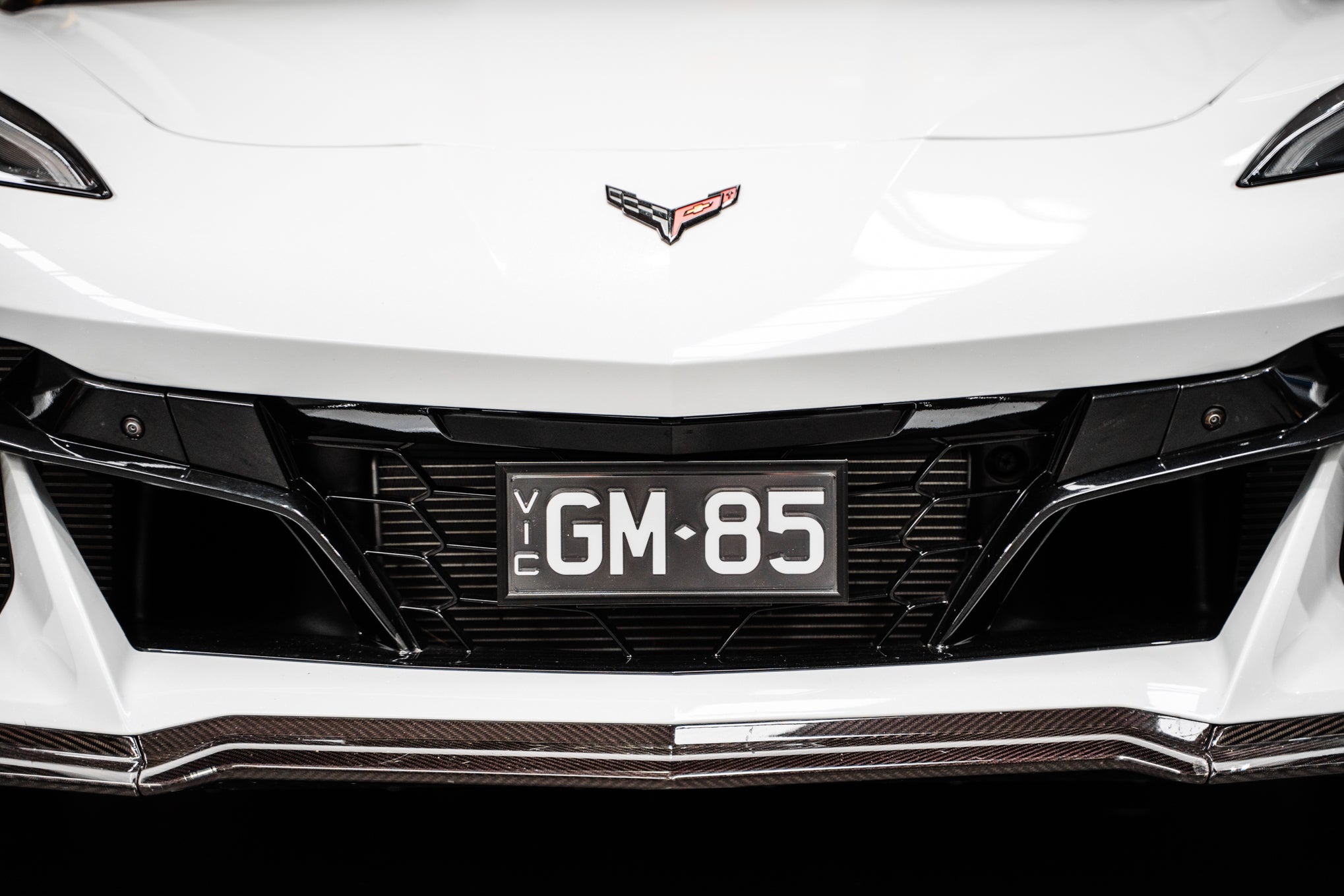 Chevrolet C8 ZO6 Corvette 2023-Current - OEM Plinth Delete Kit (FRONT)