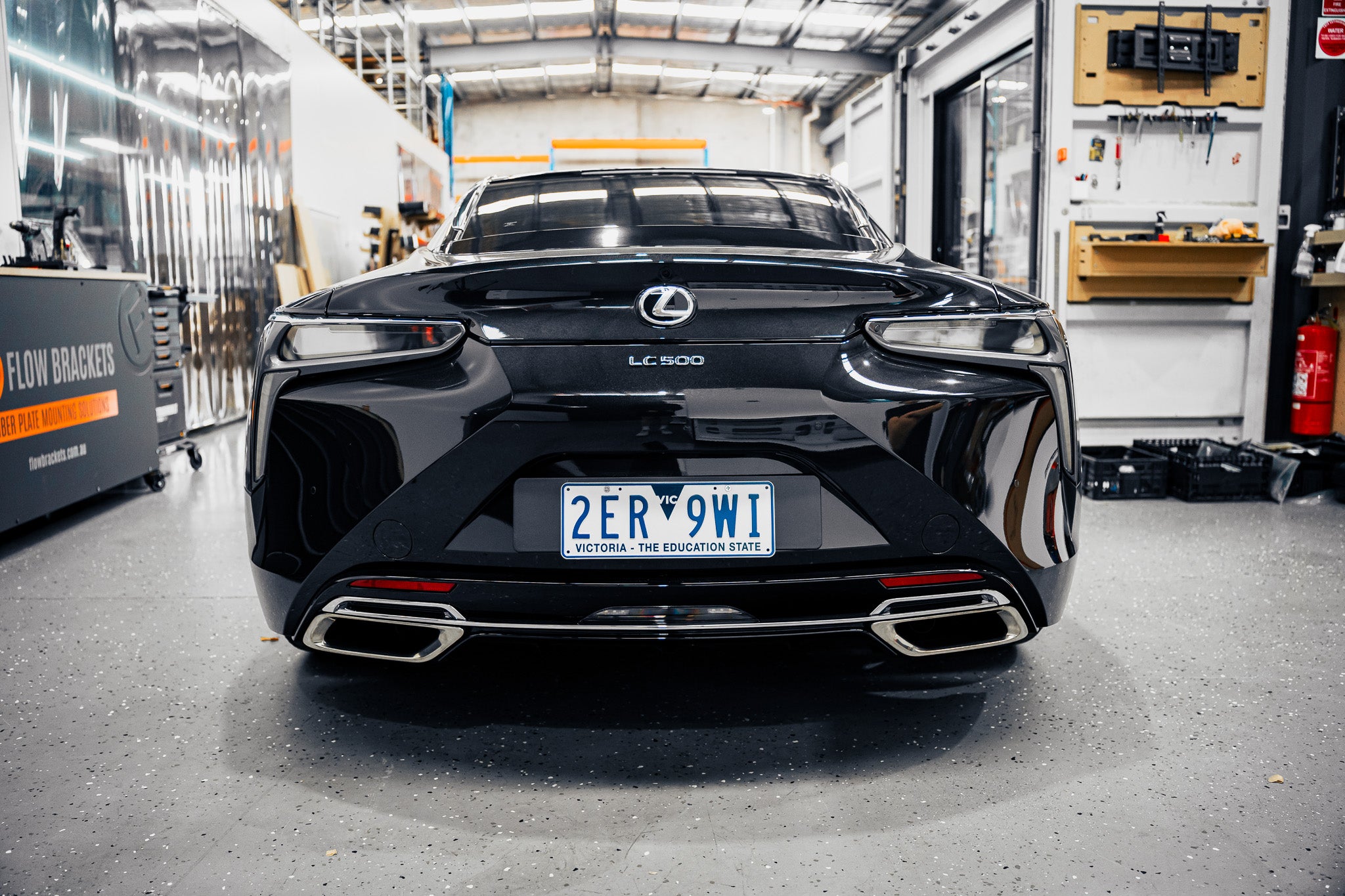 Lexus LC500 FL 2024-Current - OEM Rear Plinth Delete Kit