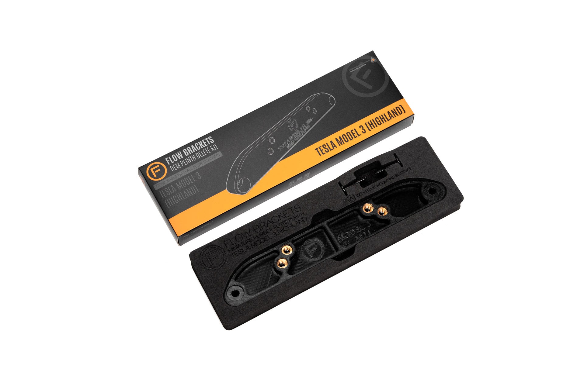 Tesla Model 3 Facelift 2024 - Number Plate Holder / Plinth (FRONT)