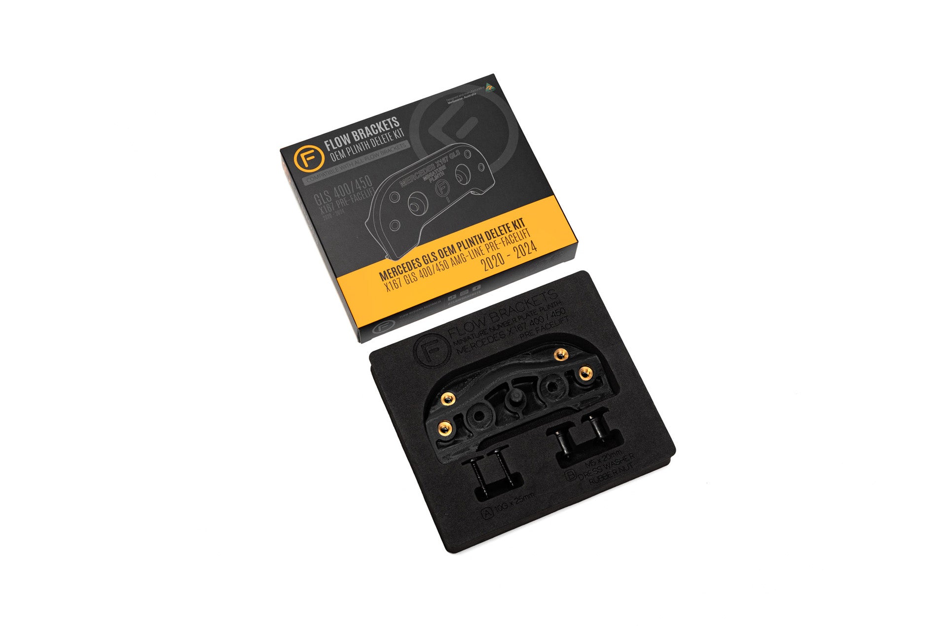 Mercedes GLS Pre Facelift X167 2020-2023- OEM Plinth Delete Kit (FRONT)