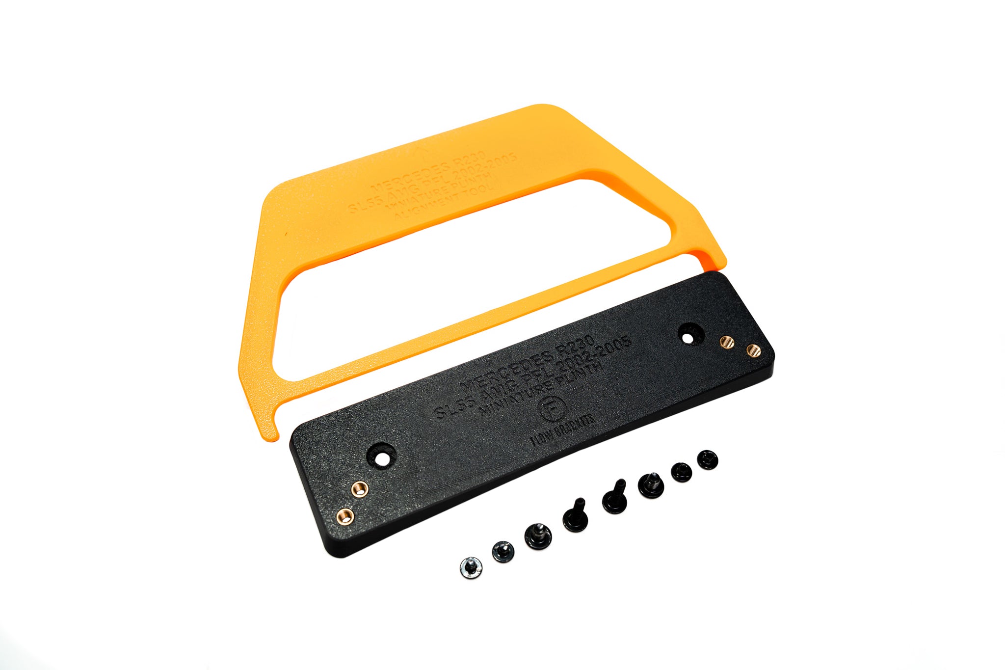 Mercedes R230 SL55 AMG PFL 2002-2005 - OEM Plinth Delete Kit (FRONT)