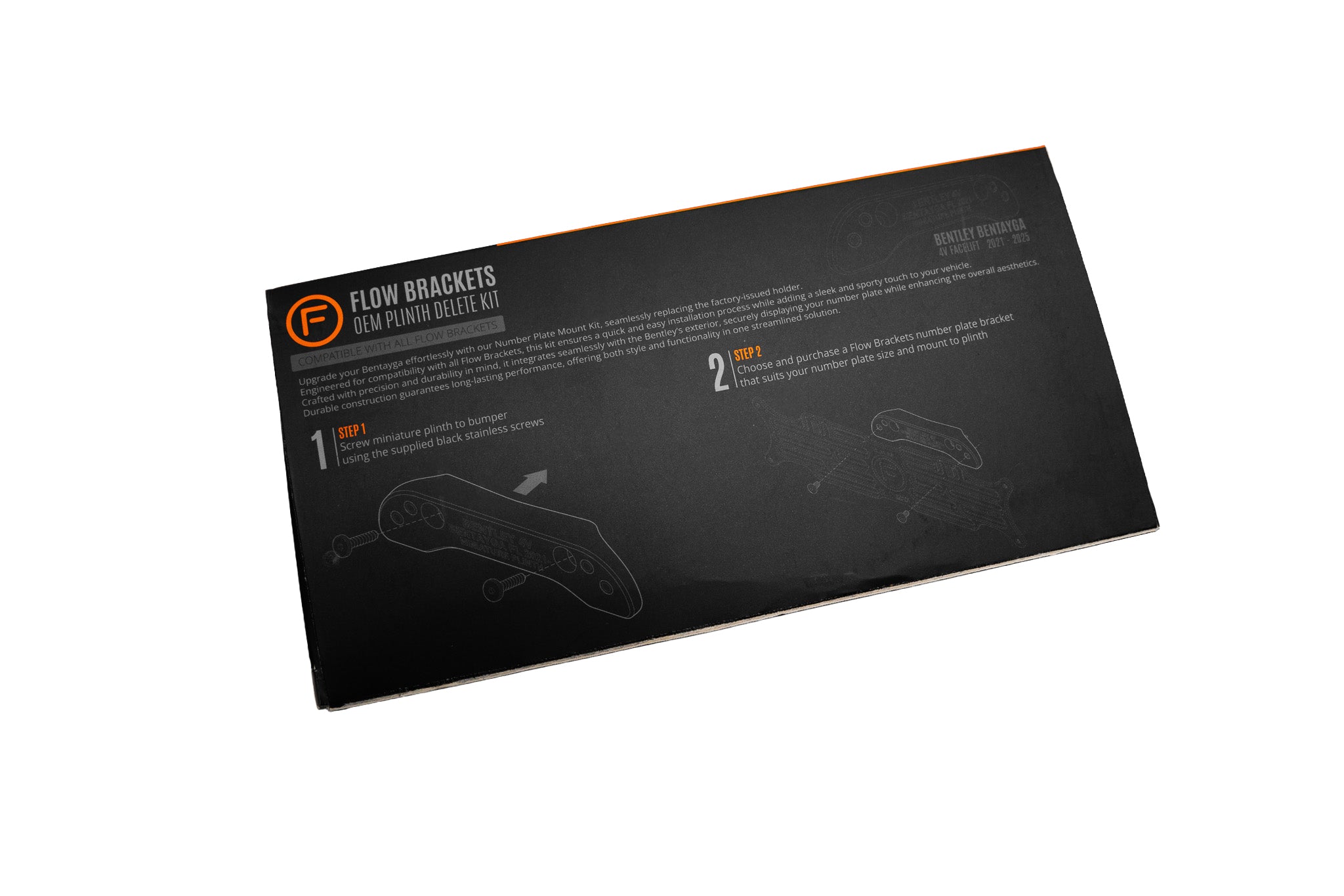 Bentley Bentayga 4V FL 2021-Current - OEM Plinth Delete Kit (FRONT)