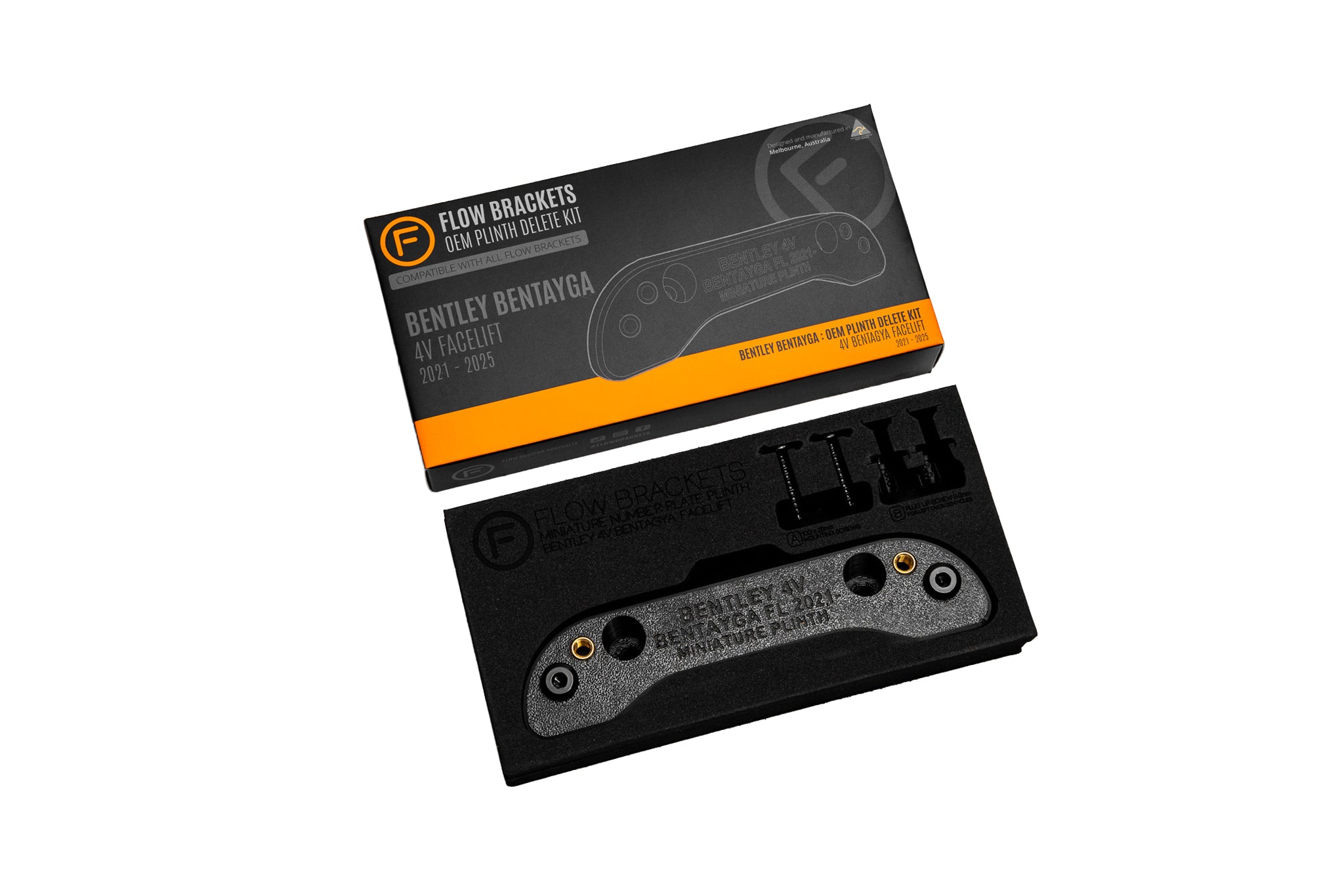 Bentley Bentayga 4V FL 2021-Current - OEM Plinth Delete Kit (FRONT)