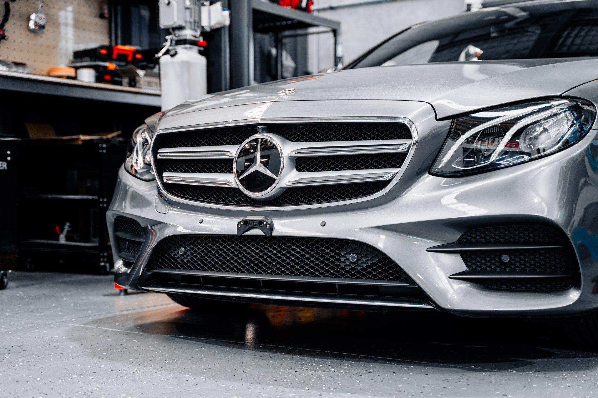 Mercedes E43/E53 AMG-Line PFL W213/C238 2017-2020 - OEM Plinth Delete Kit (FRONT)
