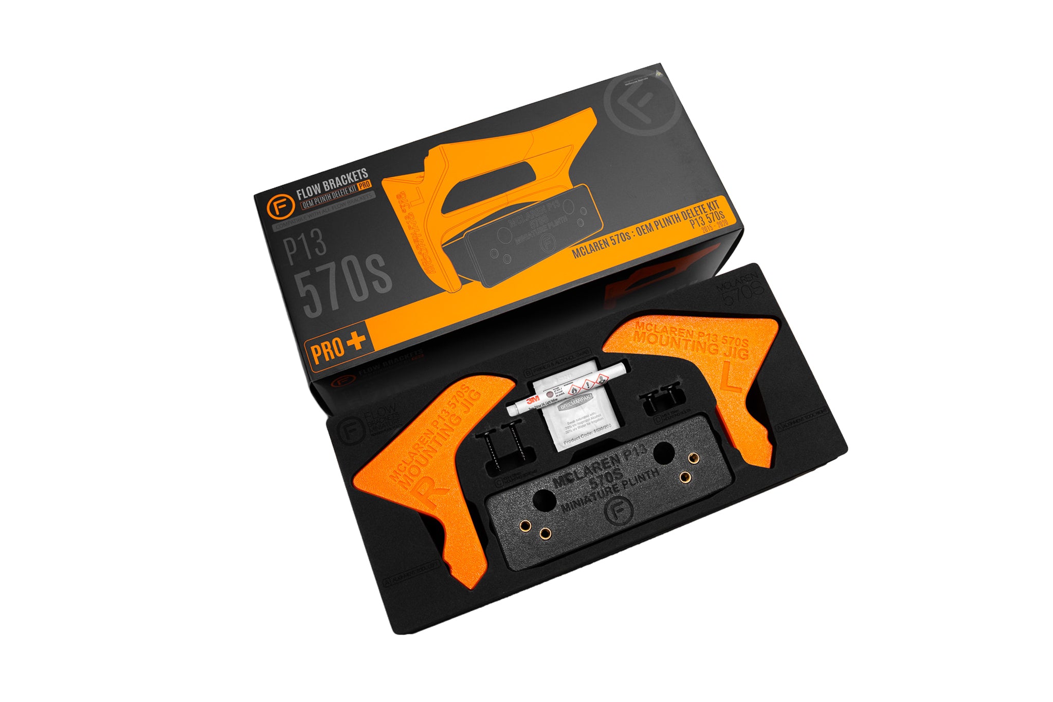 McLaren P13 570s - Miniature Plinth (FRONT)