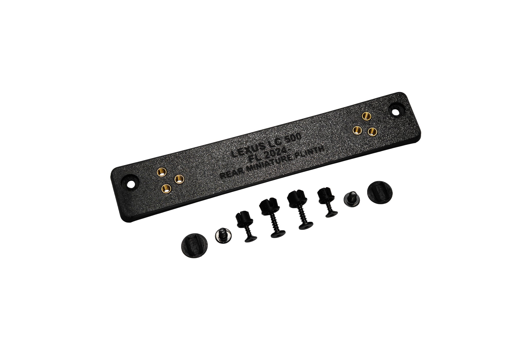 Lexus LC500 FL 2024-Current - OEM Rear Plinth Delete Kit