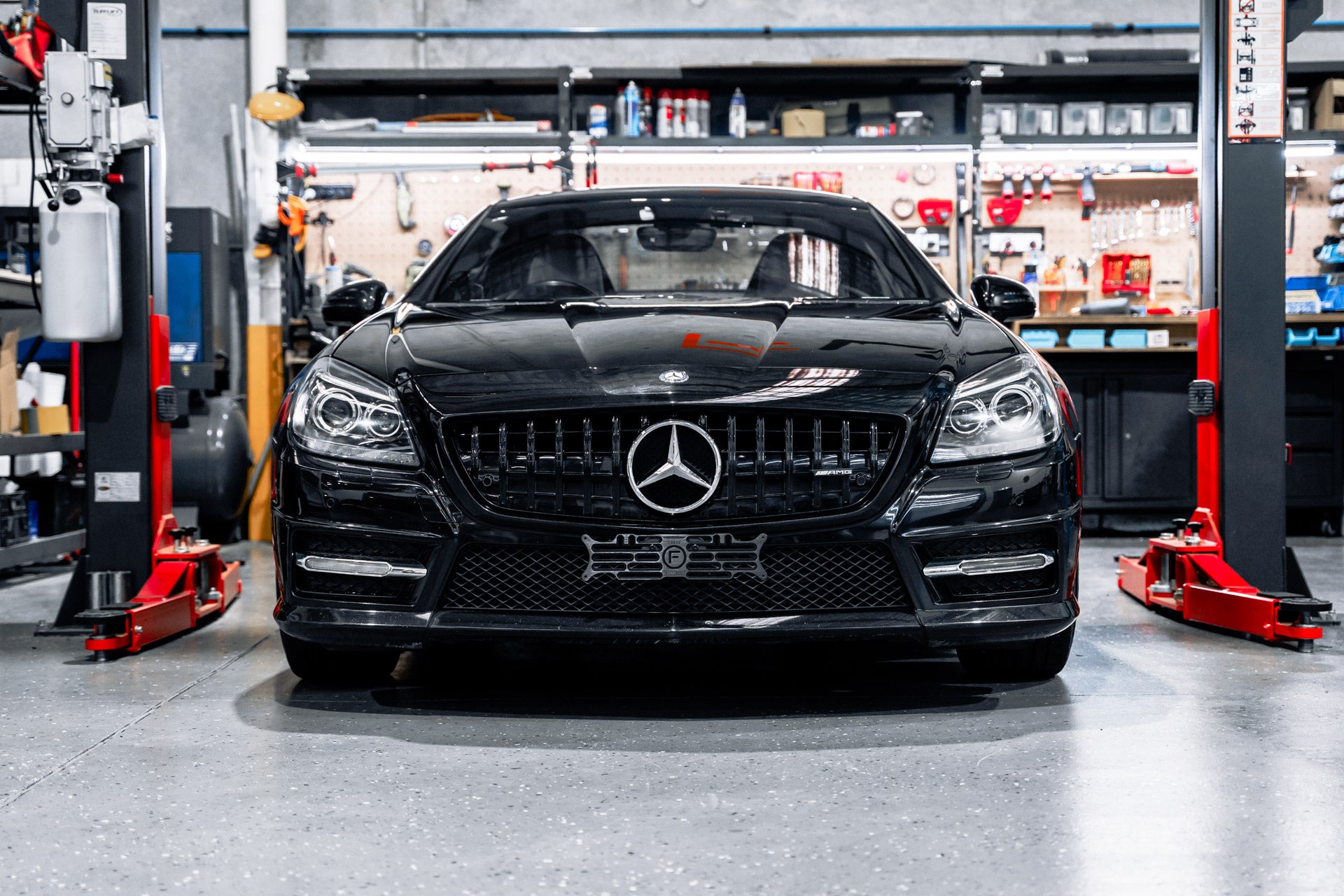 Mercedes R172 SLK-Class 2011-2015 - OEM Plinth Delete Kit (FRONT)